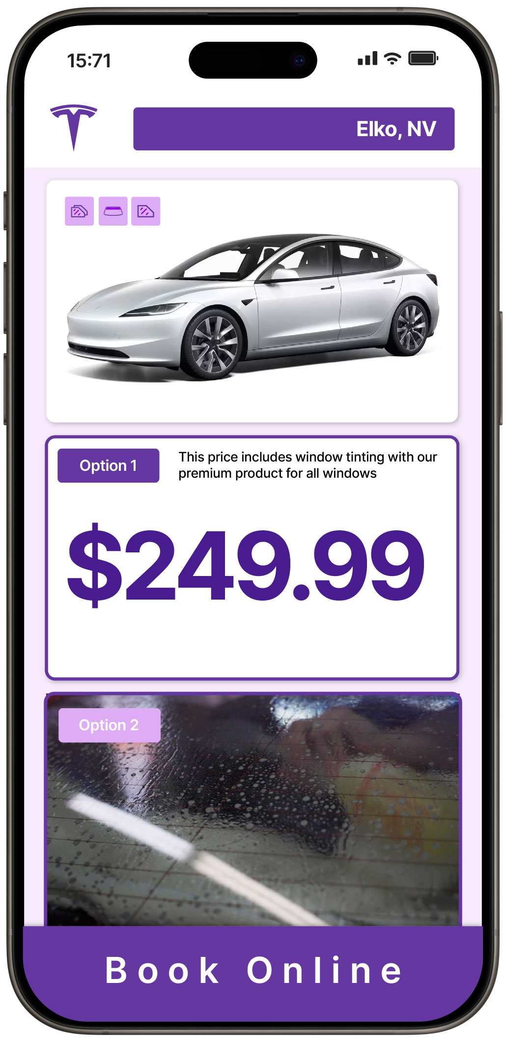 View Reasonable Tesla Window Tinting Prices in Elko, Nevada
