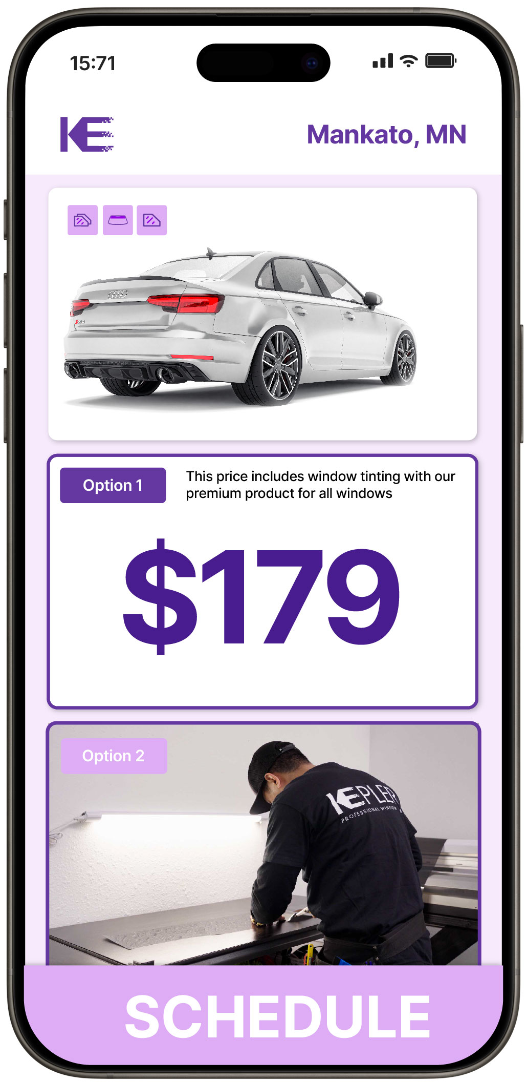 View Affordable Car Window Tinting Prices in Mankato, Minnesota