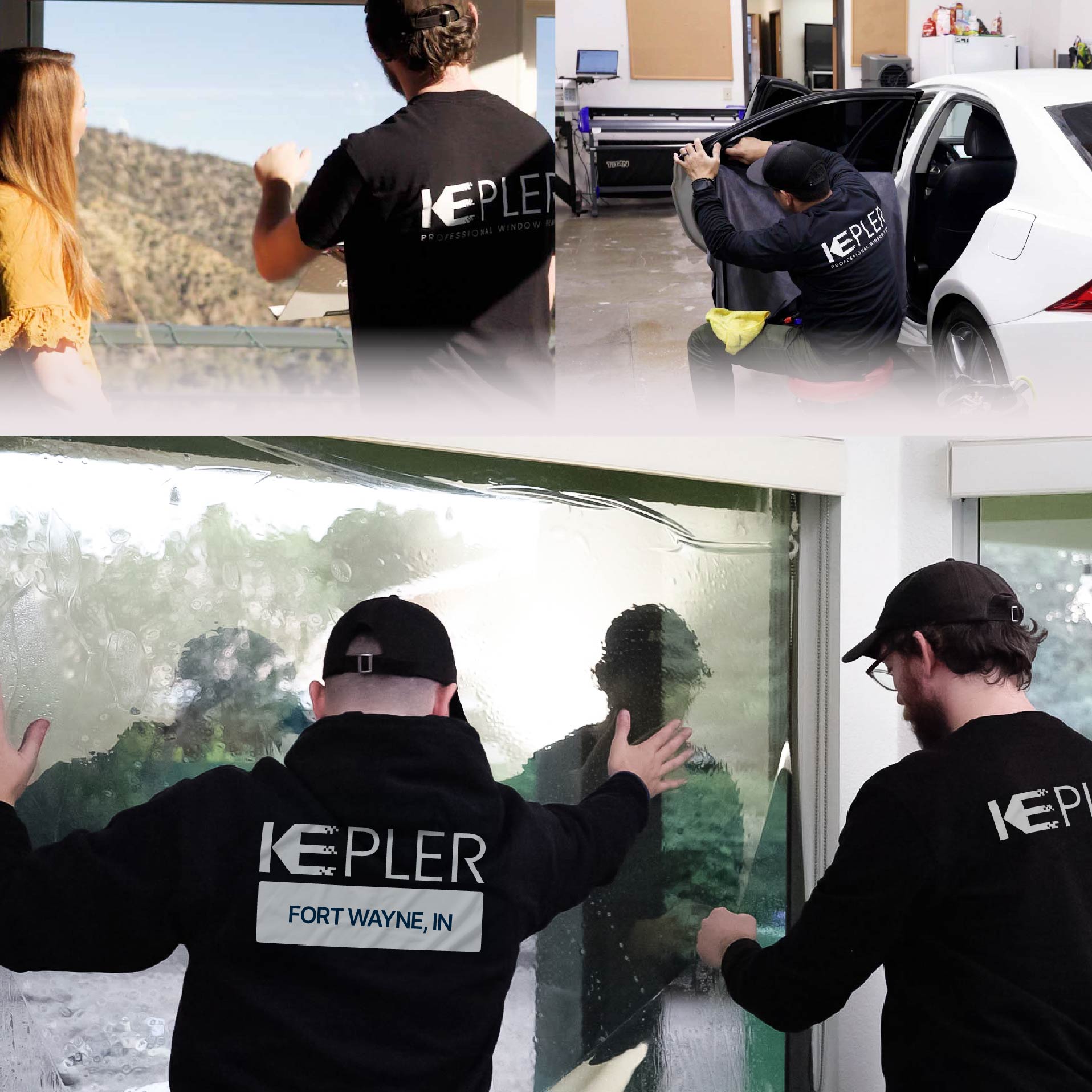 Kepler Specialist Performing Commercial Window Tinting in Fort Wayne Fort Wayne