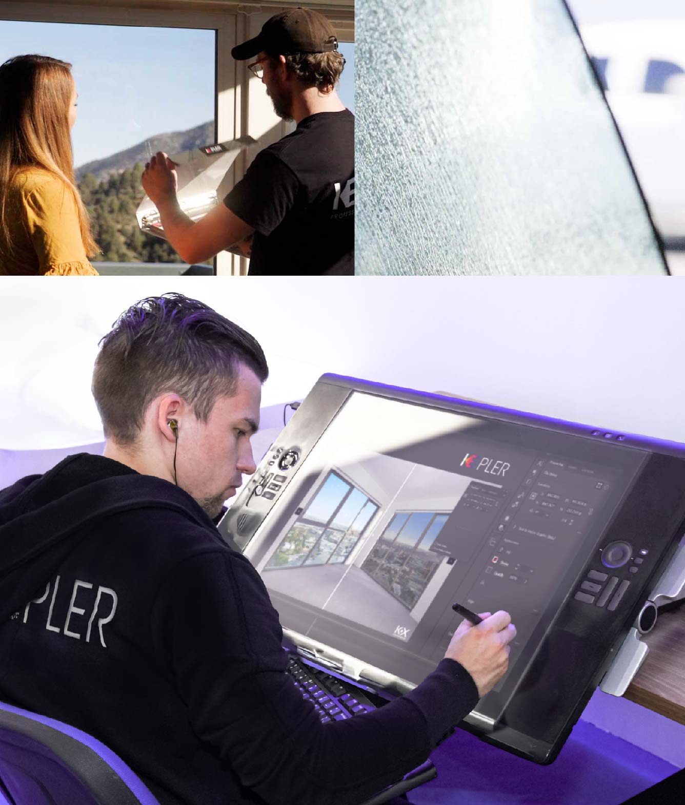 Kepler Specialist Performing Commercial Window Tinting in Lincoln Lincoln