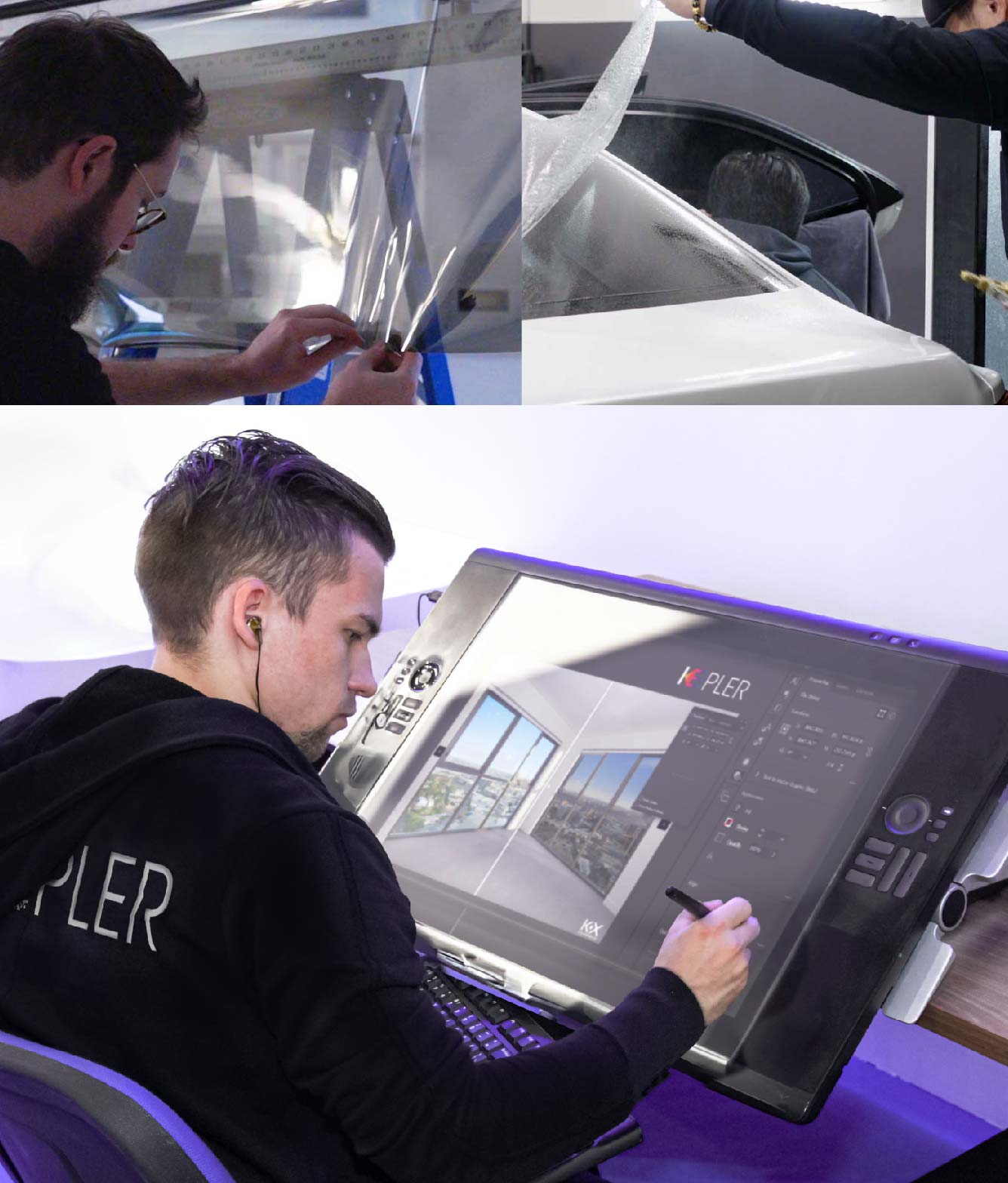Kepler Specialist Performing Commercial Window Tinting in Suffield Suffield