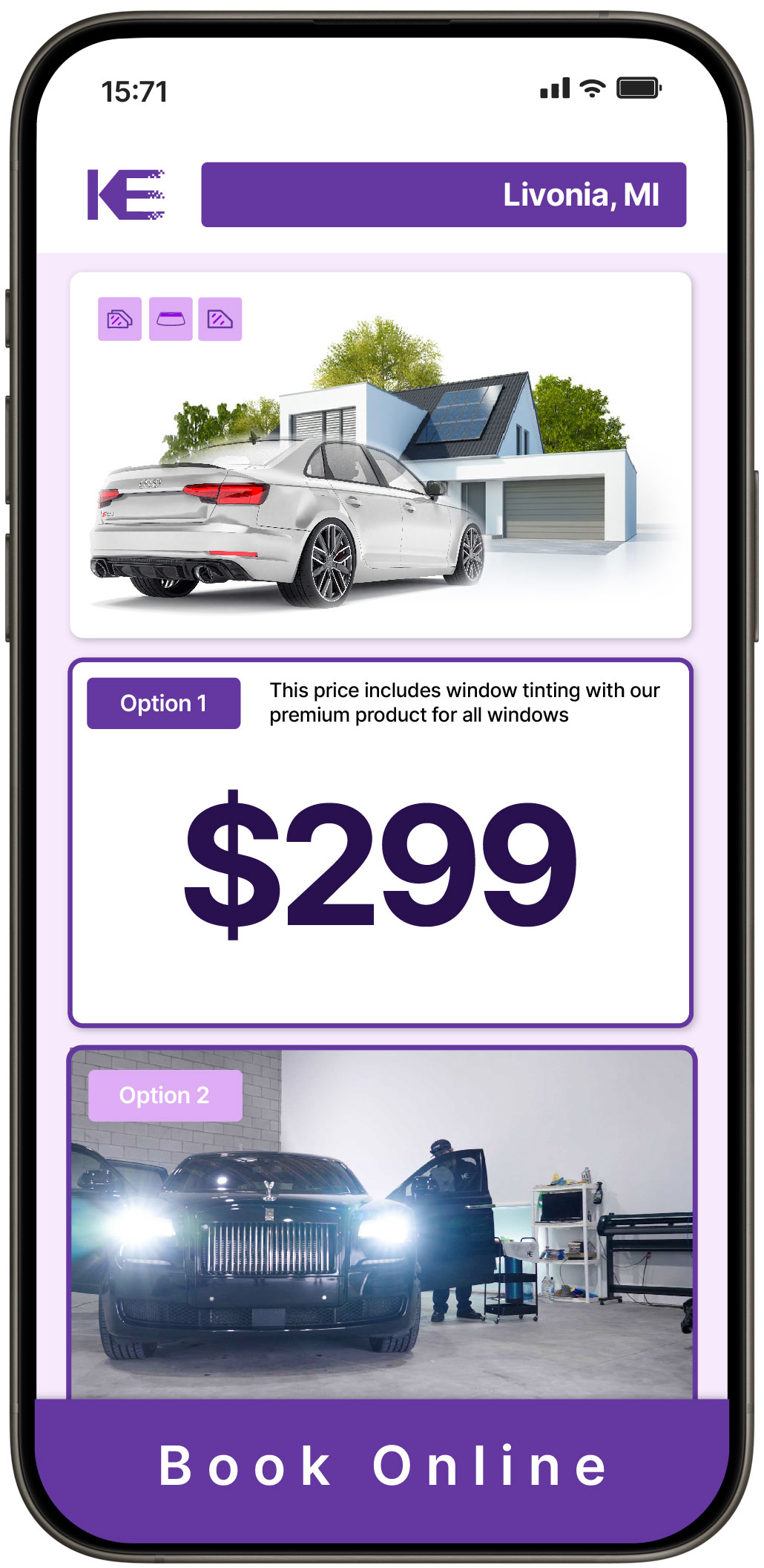 View Competitive Window Tinting Prices in Livonia, Michigan