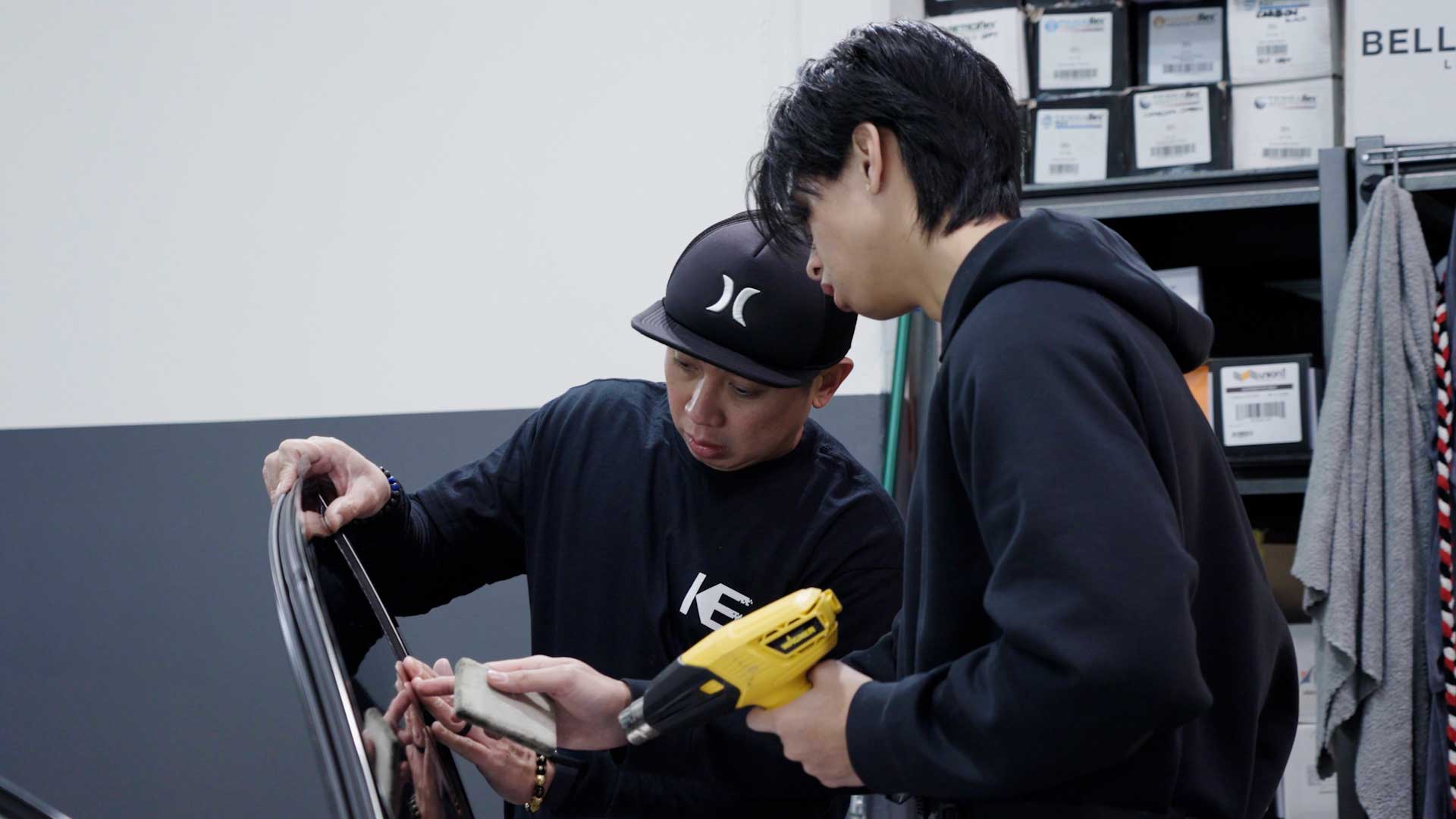 Professional TESLA Window Tinting in Brentwood