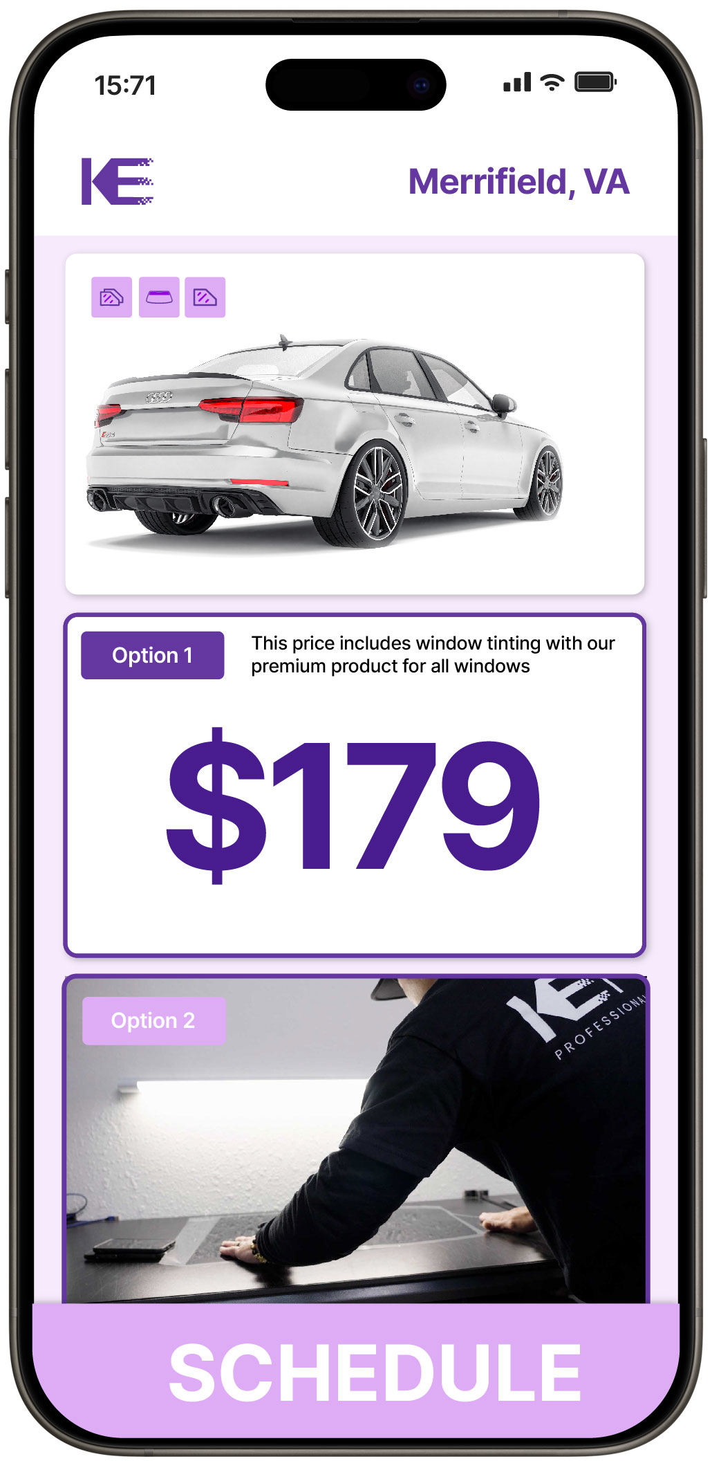 View Competitive Car Window Tinting Prices in Merrifield, Virginia