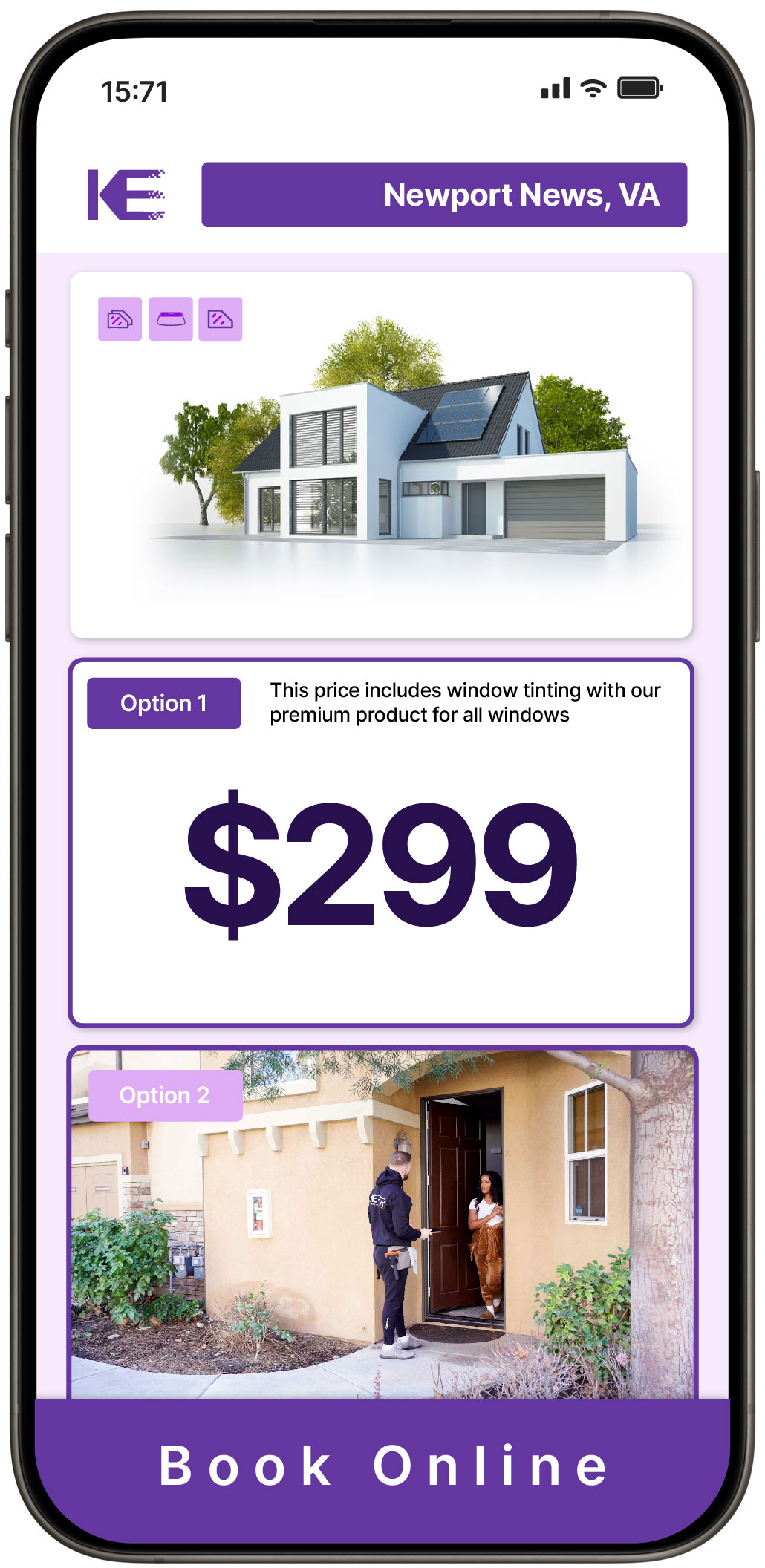 View Affordable Home Window Tinting Prices in Newport News, Virginia