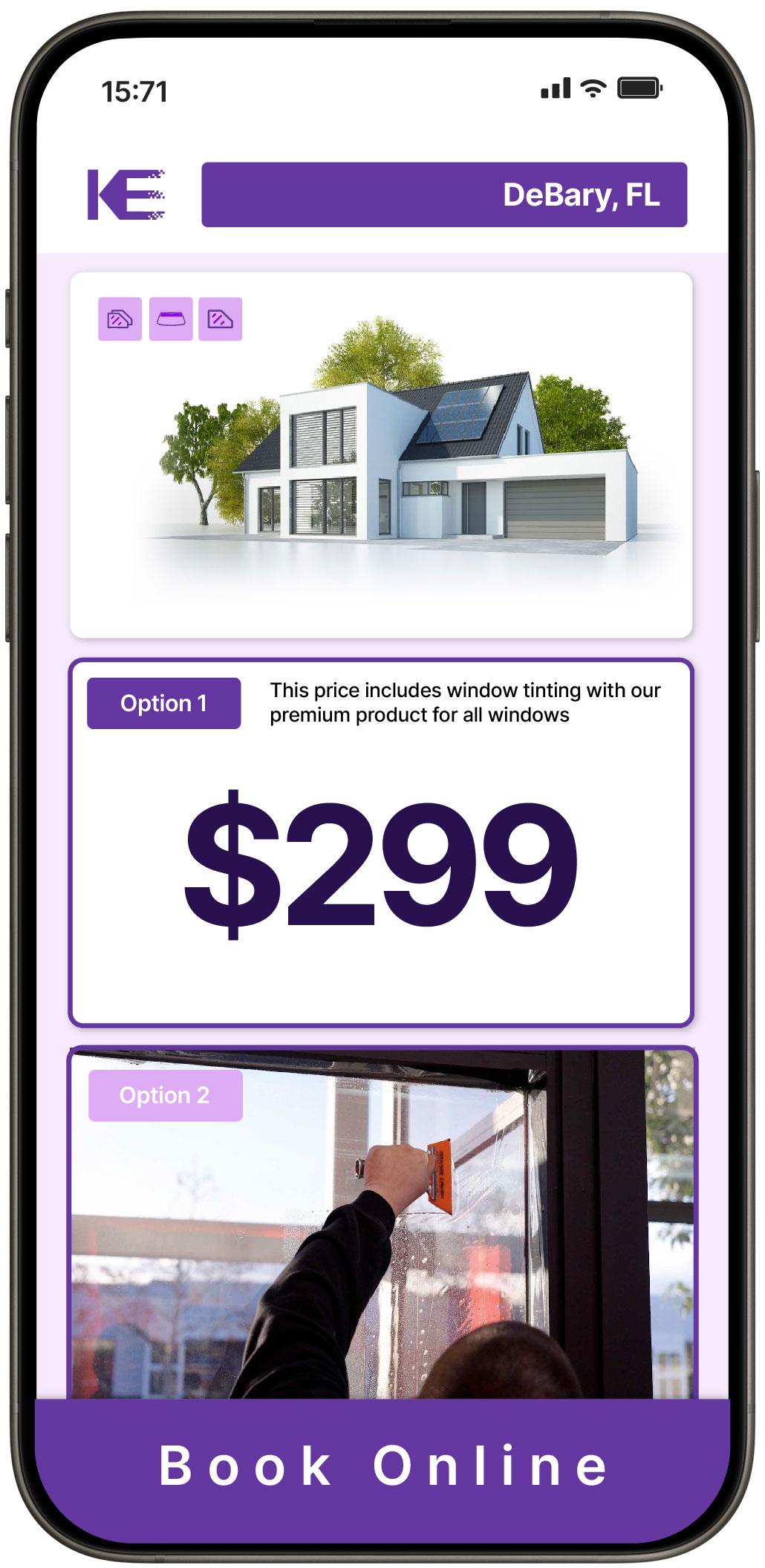 View Competitive Home Window Tinting Rates in DeBary, Florida