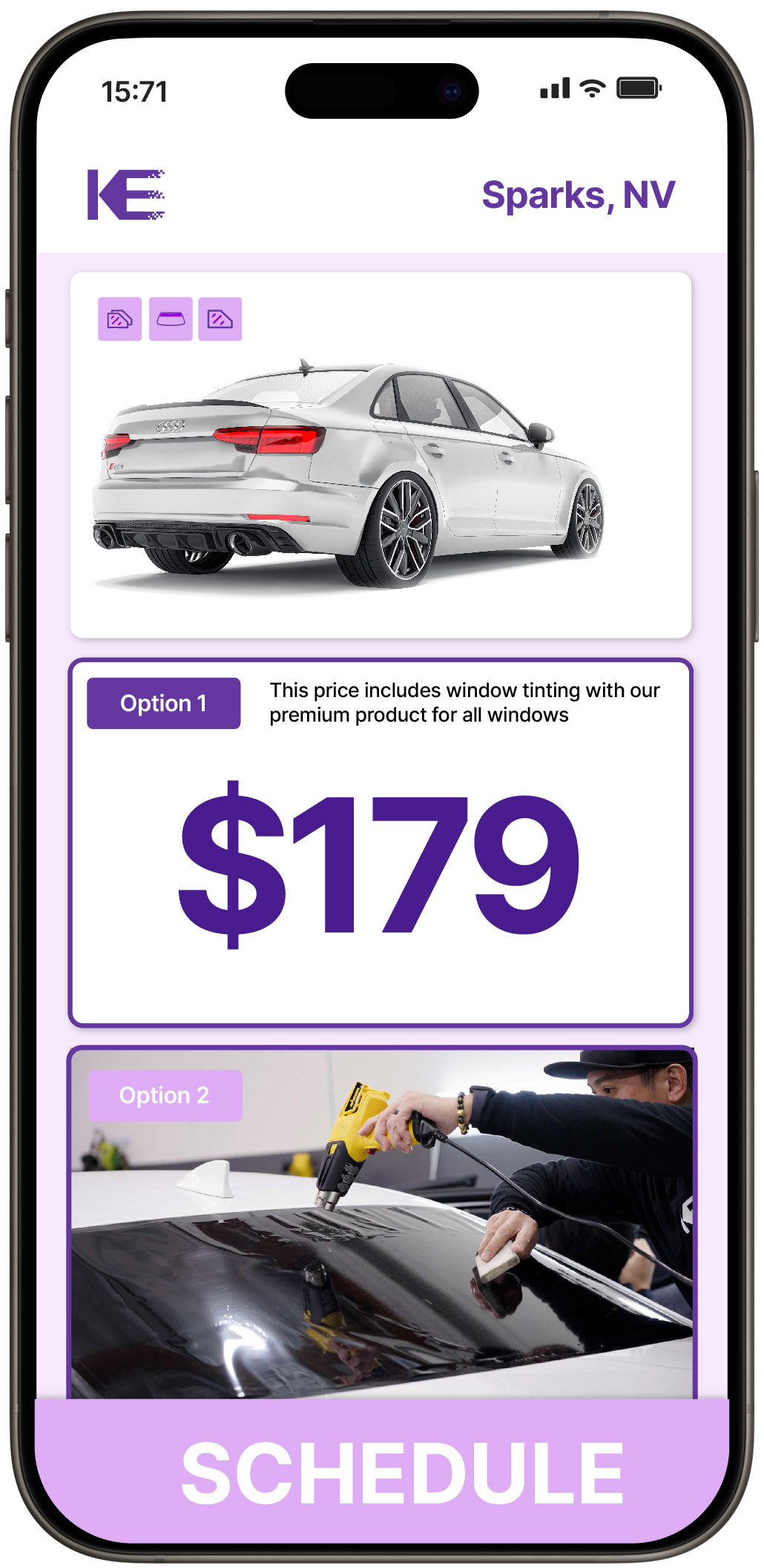 View Competitive Car Window Tinting Costs in Sparks, Nevada