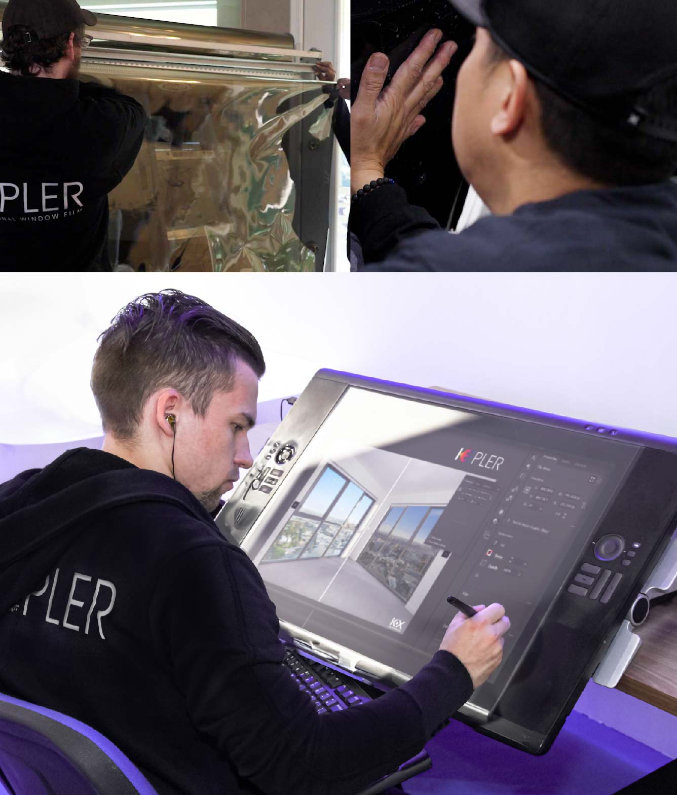 Kepler Specialist Performing Commercial Window Tinting in Hermitage Hermitage
