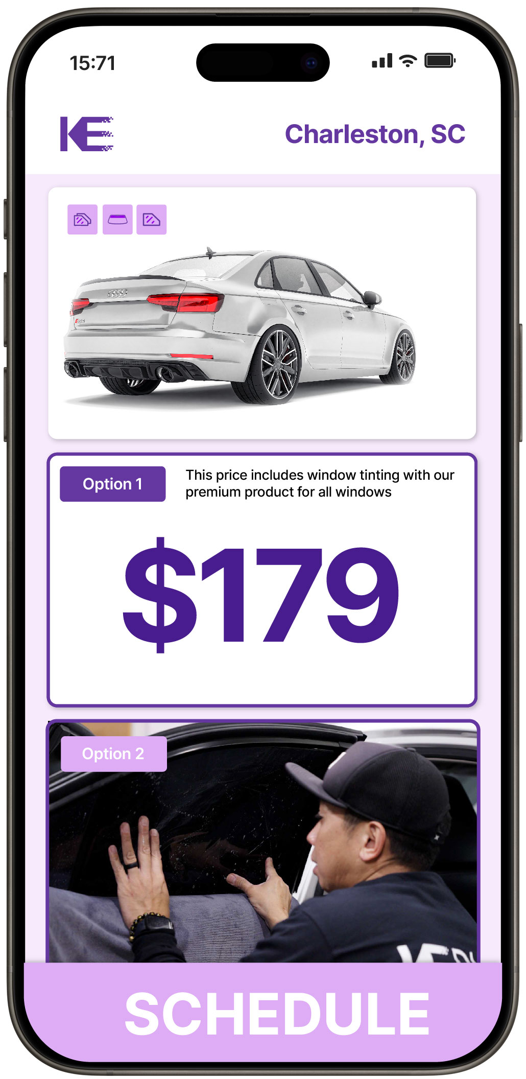 View Competitive Car Window Tinting Costs in Charleston, South Carolina