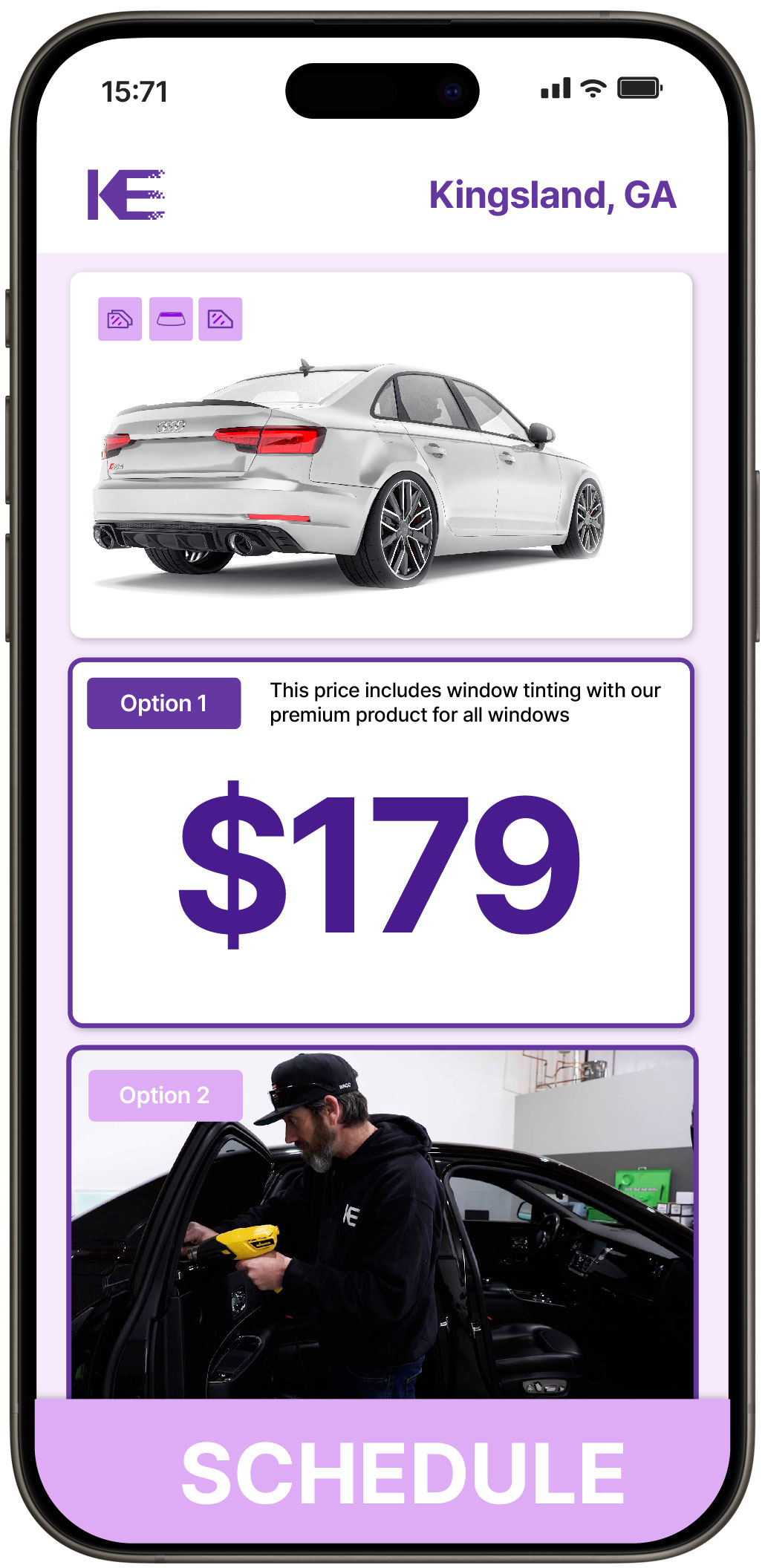 View Affordable Car Window Tinting Prices in Kingsland, Georgia