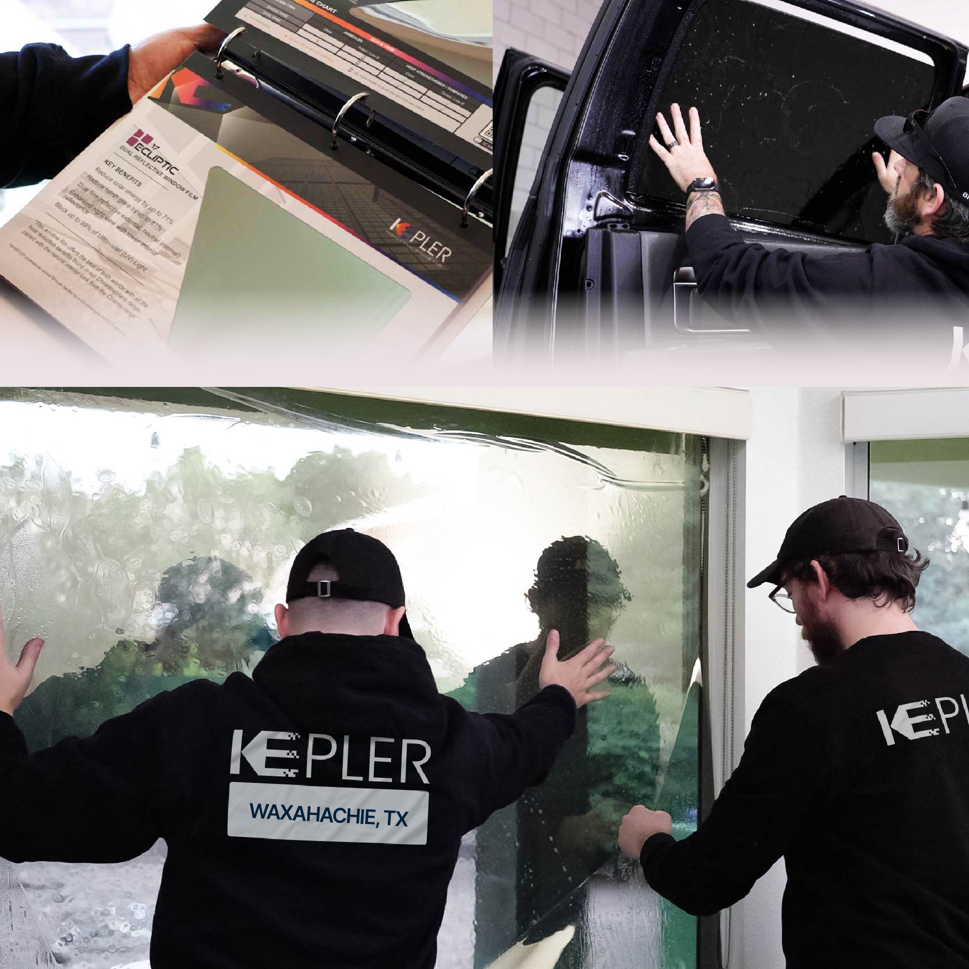 Kepler Specialist Performing Commercial Window Tinting in Waxahachie Waxahachie