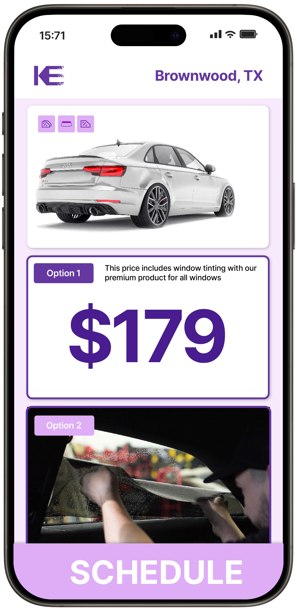 View Competitive Car Window Tinting Prices in Brownwood, Texas