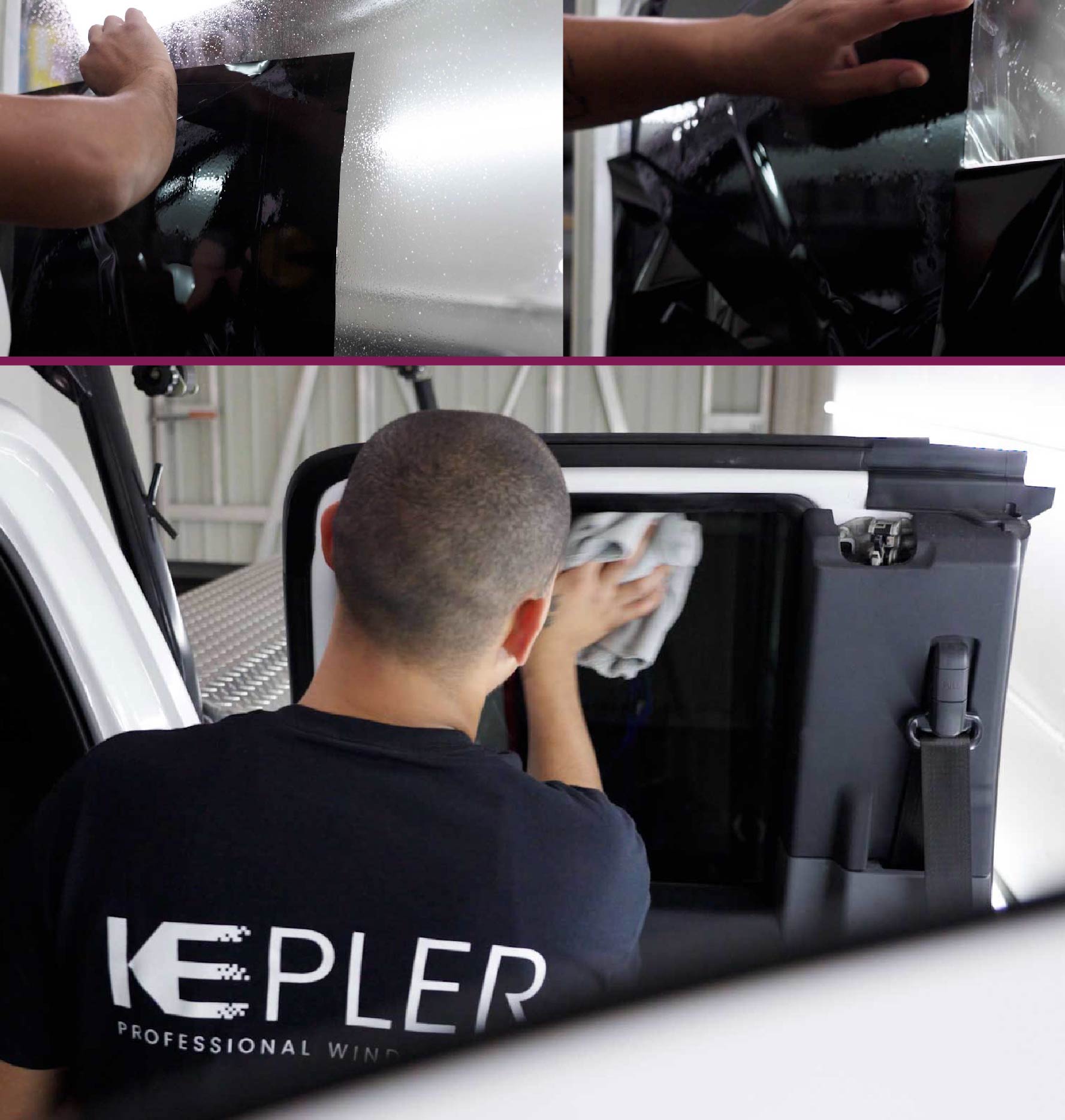 Kepler Dealer Installing Automotive Window Tint in Utah