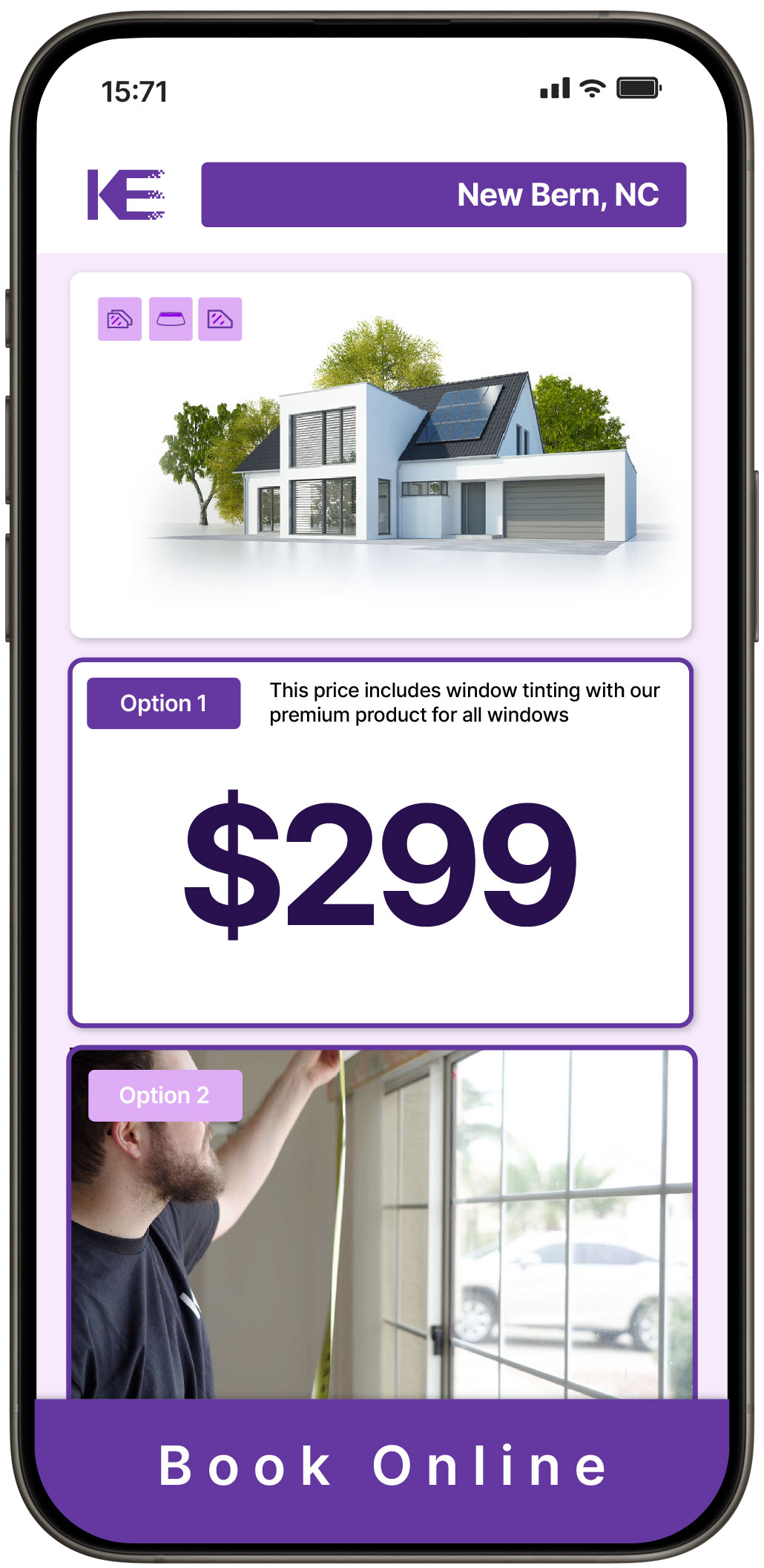 View Competitive Home Window Tinting Prices in New Bern, North Carolina