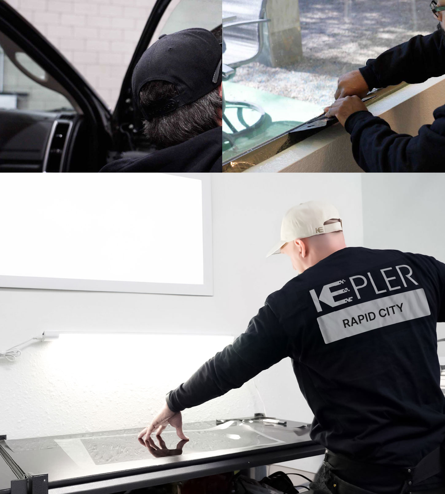Window Tinting Specialist Cutting Film in Rapid City, South Dakota