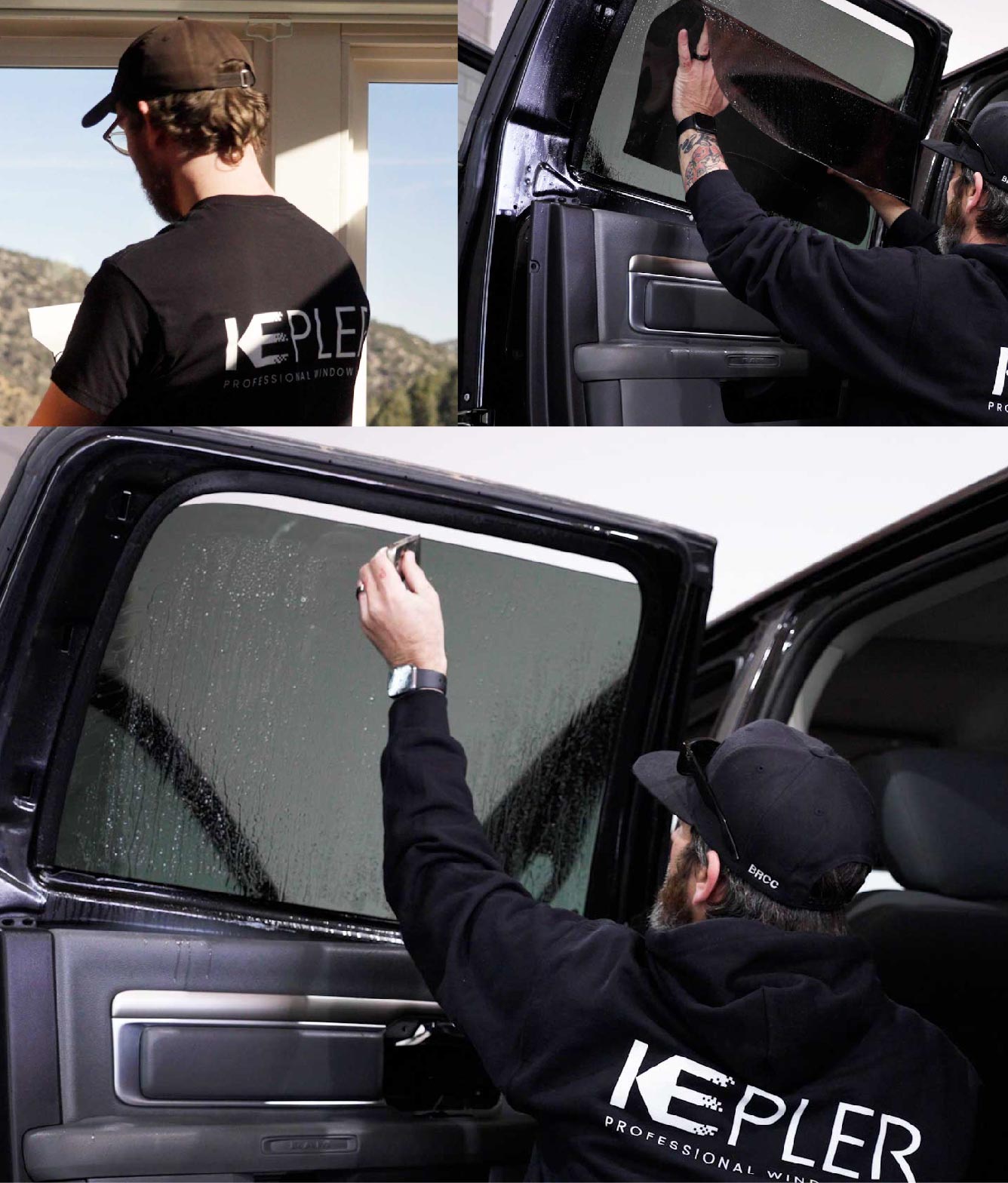 Kepler Window Tinting Specialists at Work in Redwood City, California