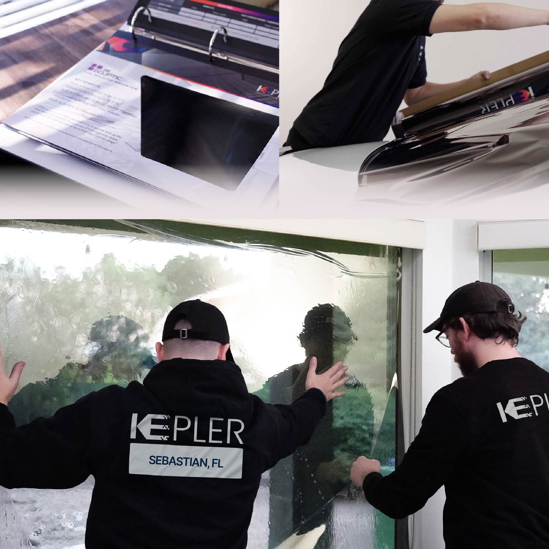 Kepler Specialist Performing Commercial Window Tinting in Sebastian Sebastian