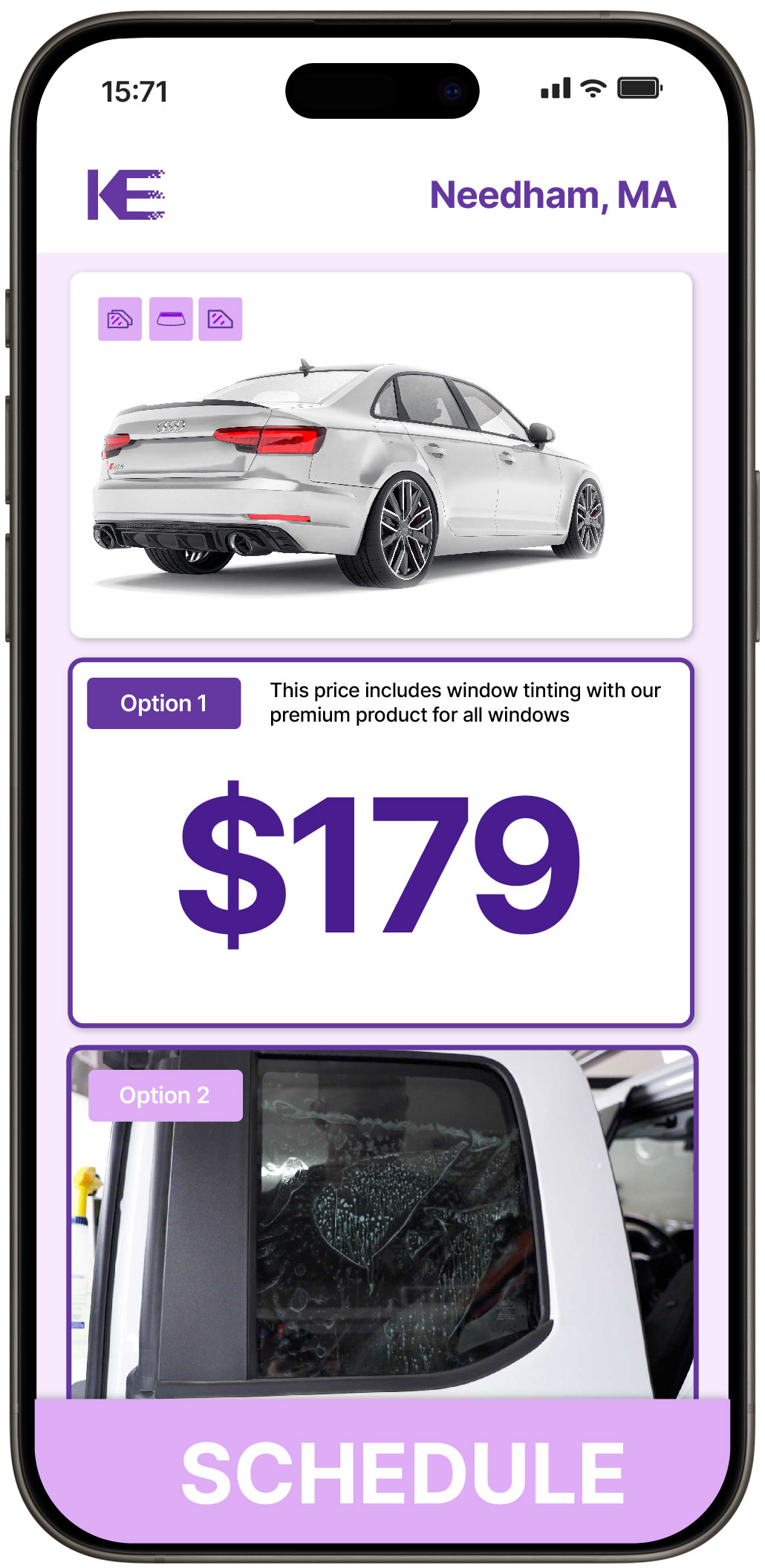 View Competitive Car Window Tinting Costs in Needham, Massachusetts