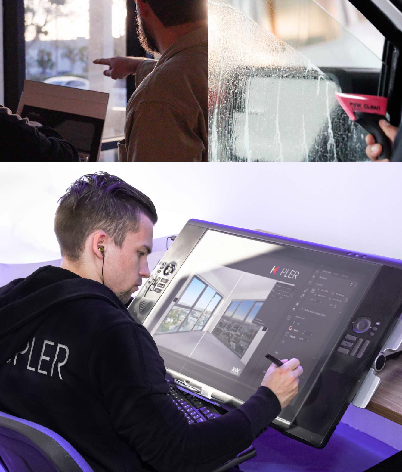 Kepler Specialist Performing Commercial Window Tinting in Oceanside Oceanside