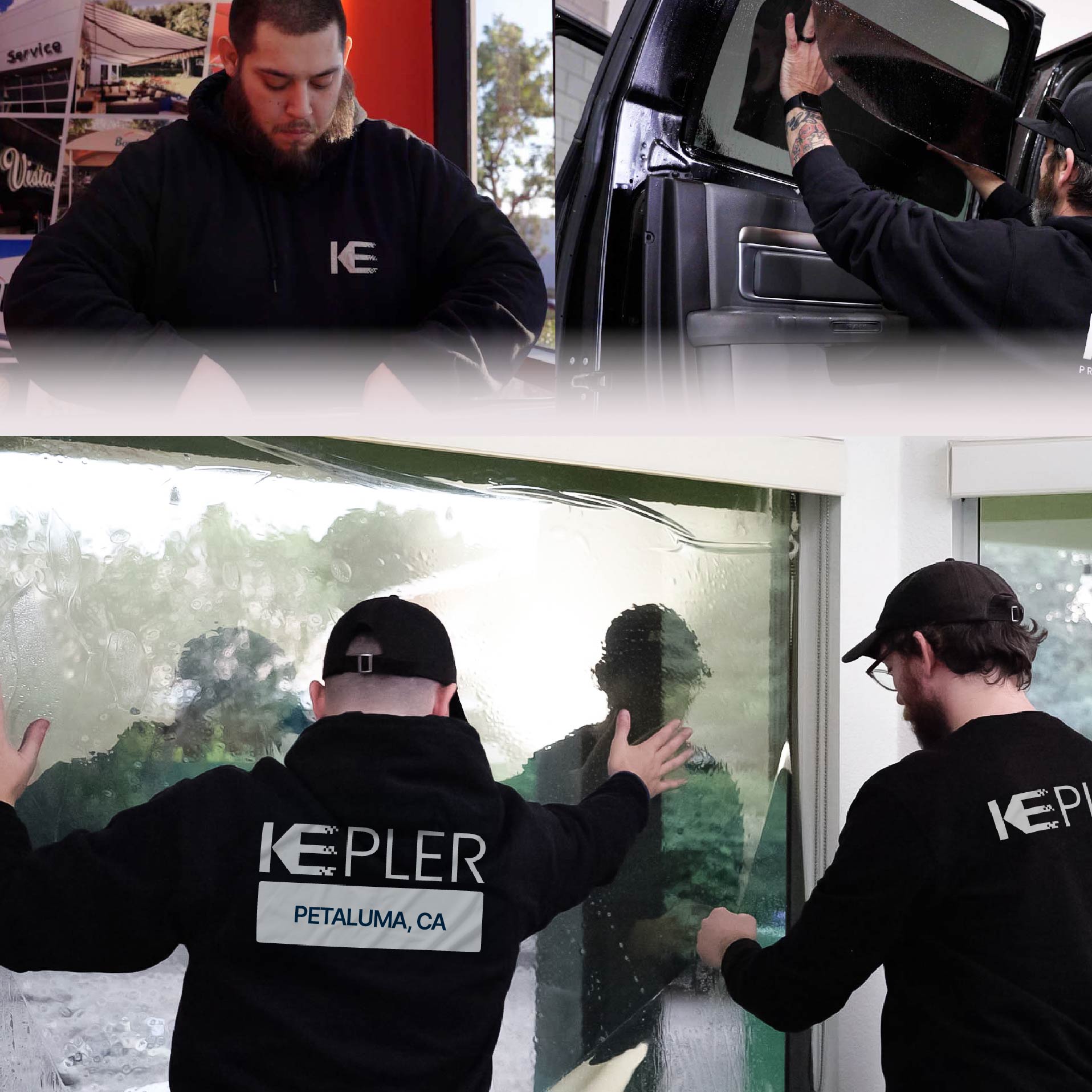 Kepler Specialist Performing Commercial Window Tinting in Petaluma Petaluma