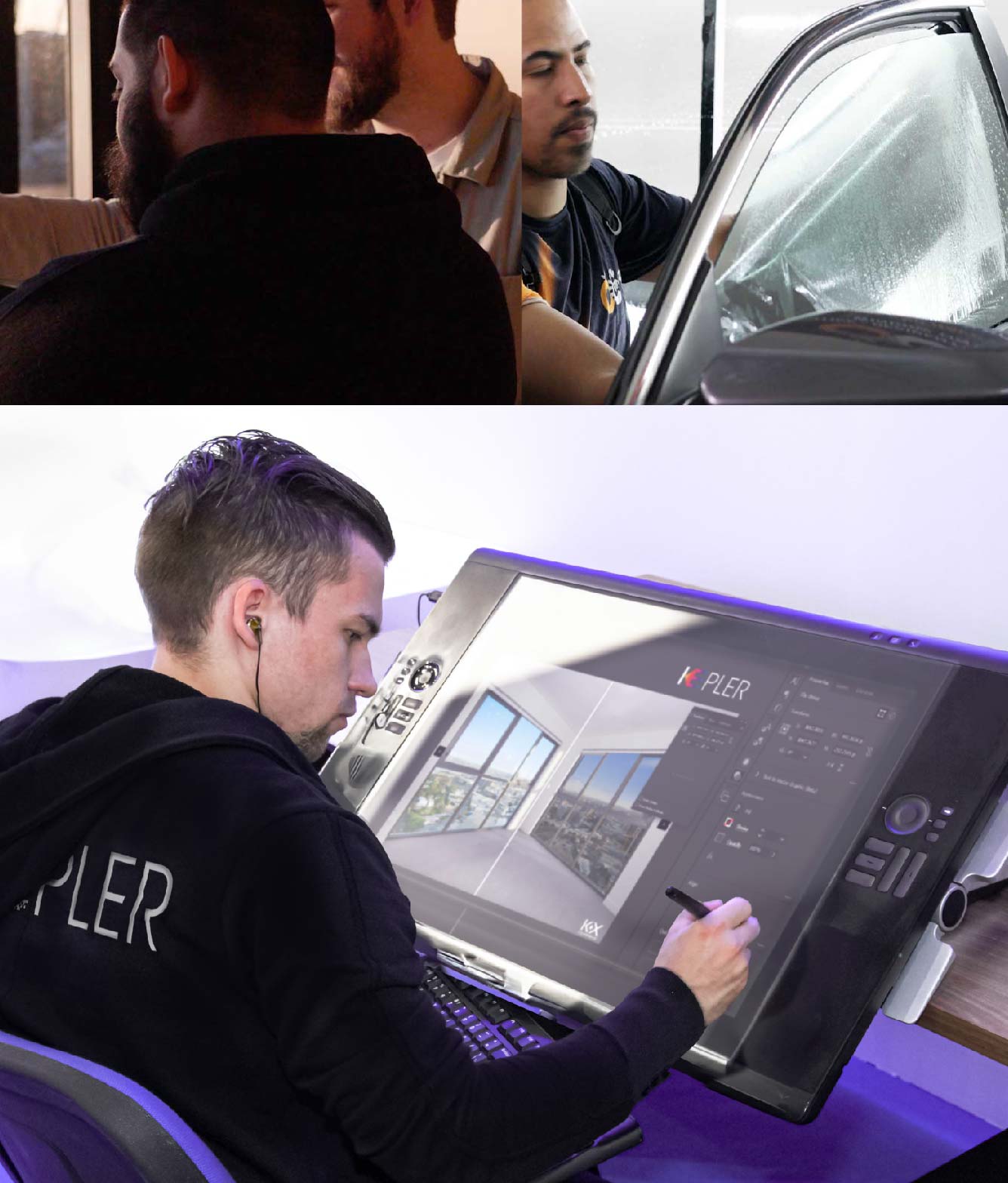 Kepler Specialist Performing Commercial Window Tinting in Atwater Atwater