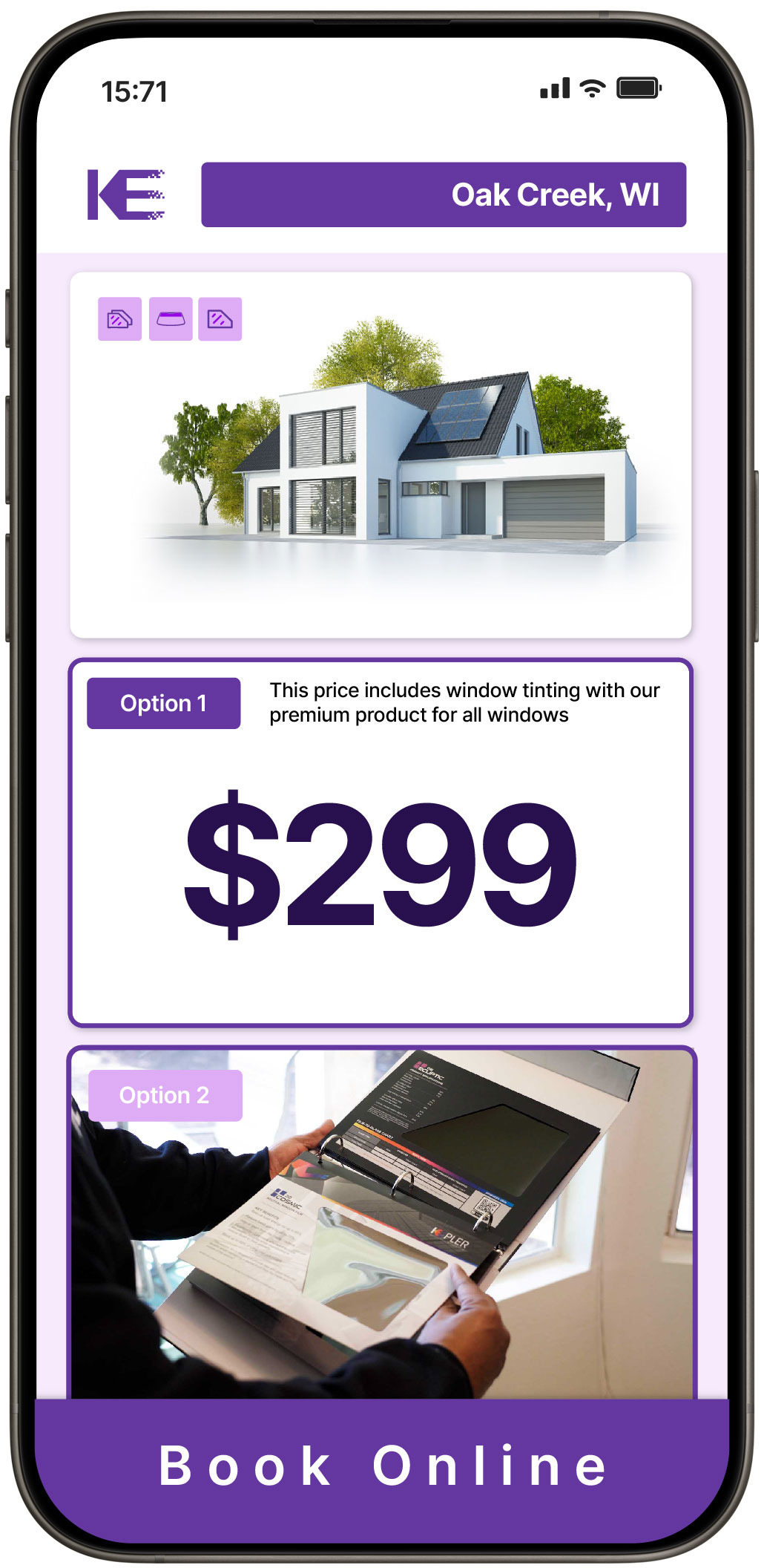 View Competitive Home Window Tinting Costs in Oak Creek, Wisconsin