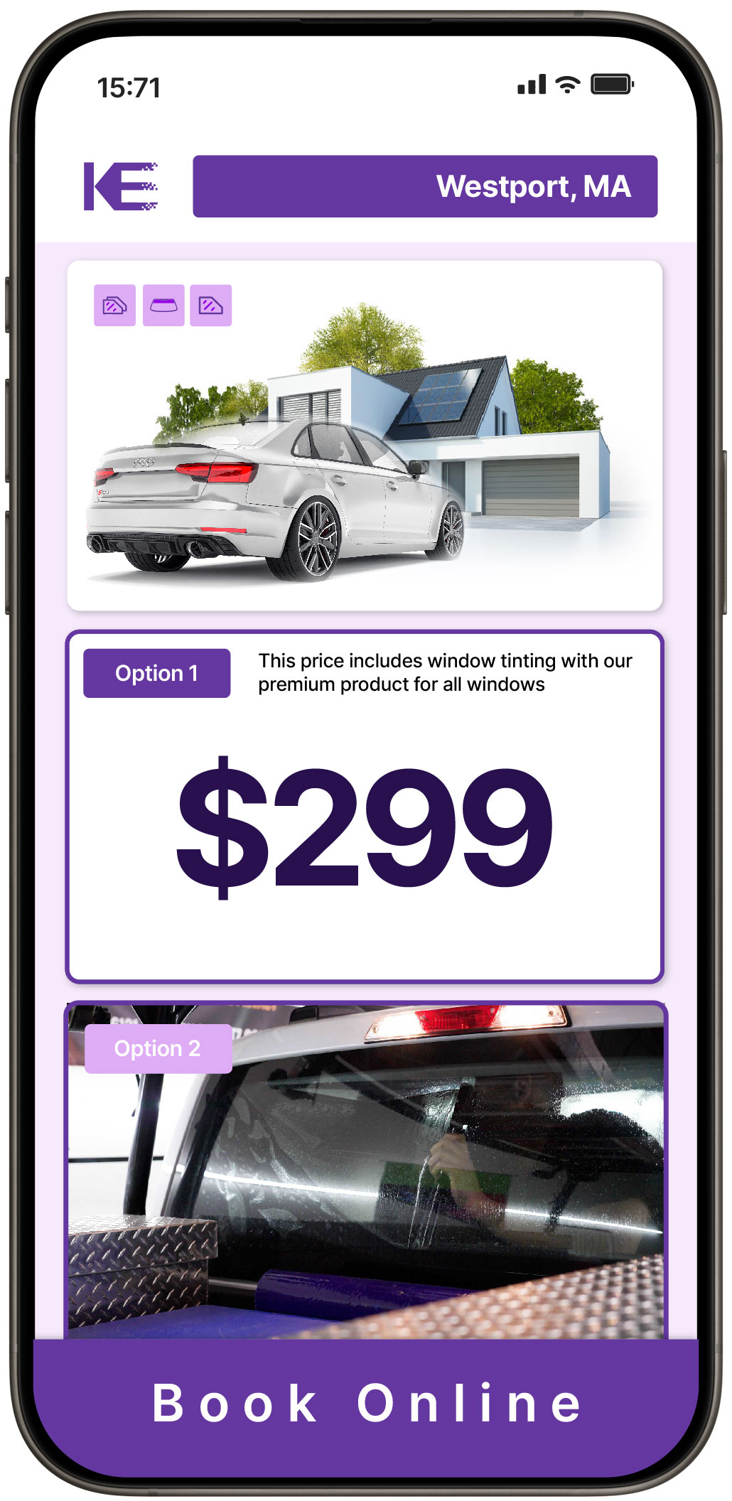 View Competitive Window Tinting Prices in Westport, Massachusetts