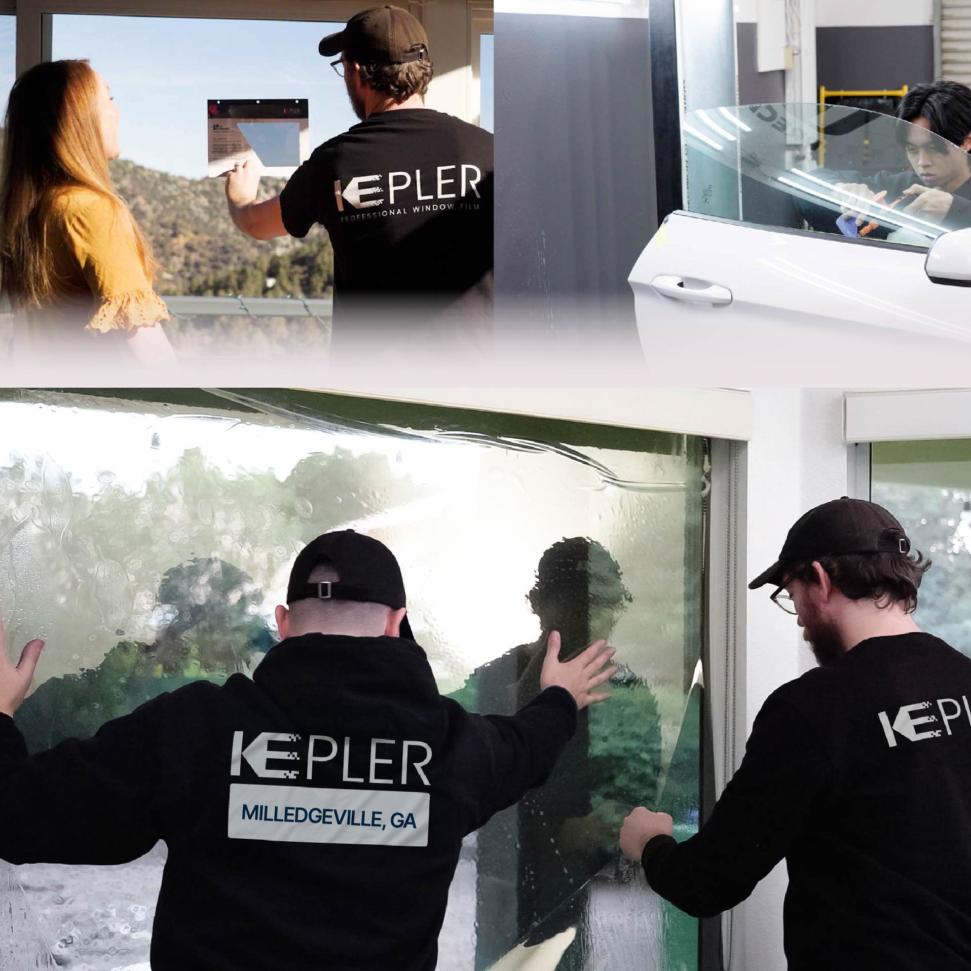Kepler Specialist Performing Commercial Window Tinting in Milledgeville Milledgeville