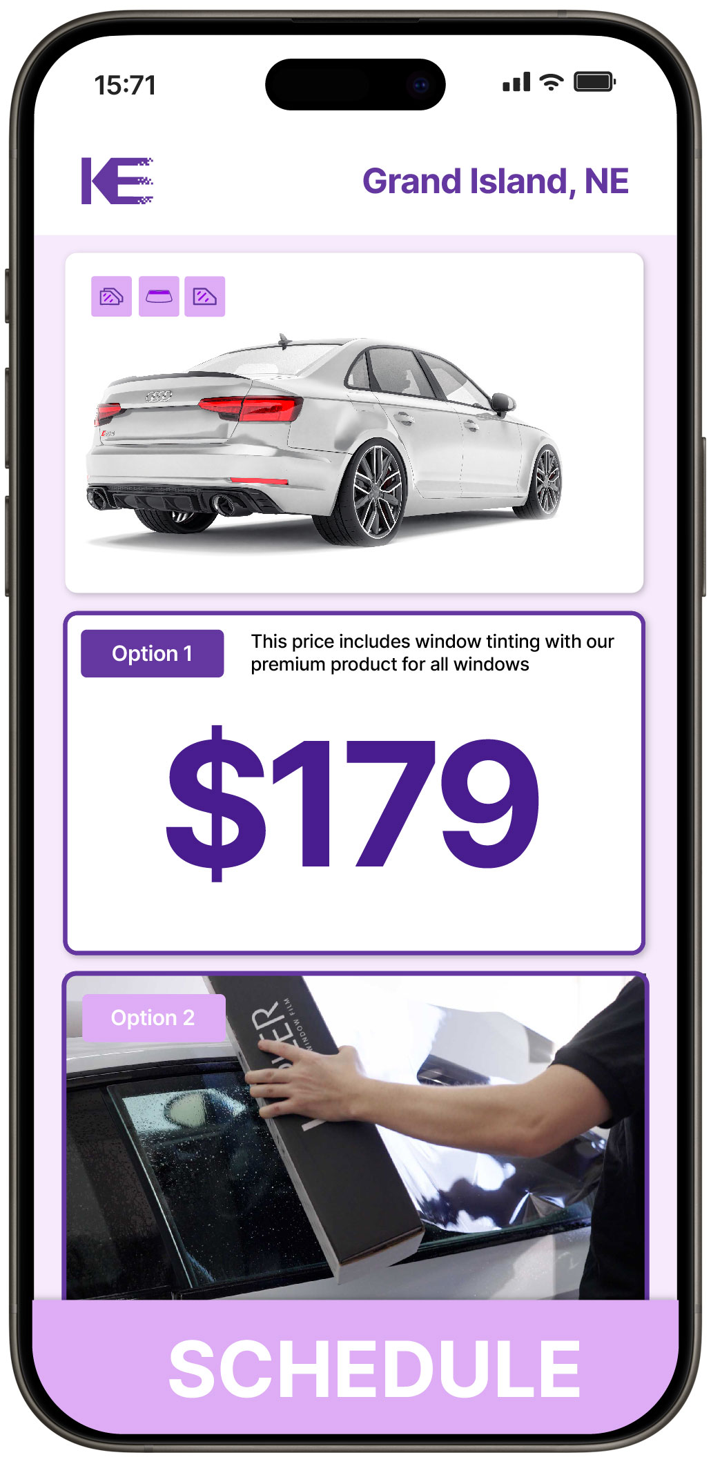 View Reasonable Car Window Tinting Rates in Grand Island, Nebraska