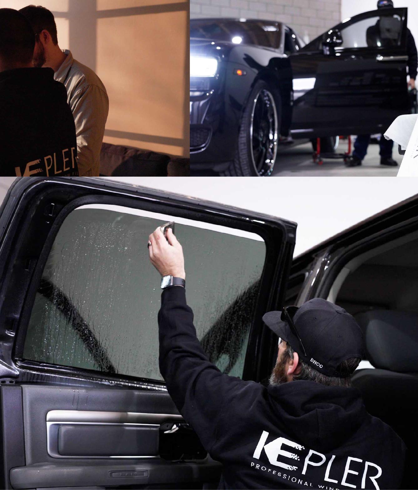 Kepler Window Tinting Specialists at Work in West Orange, New Jersey
