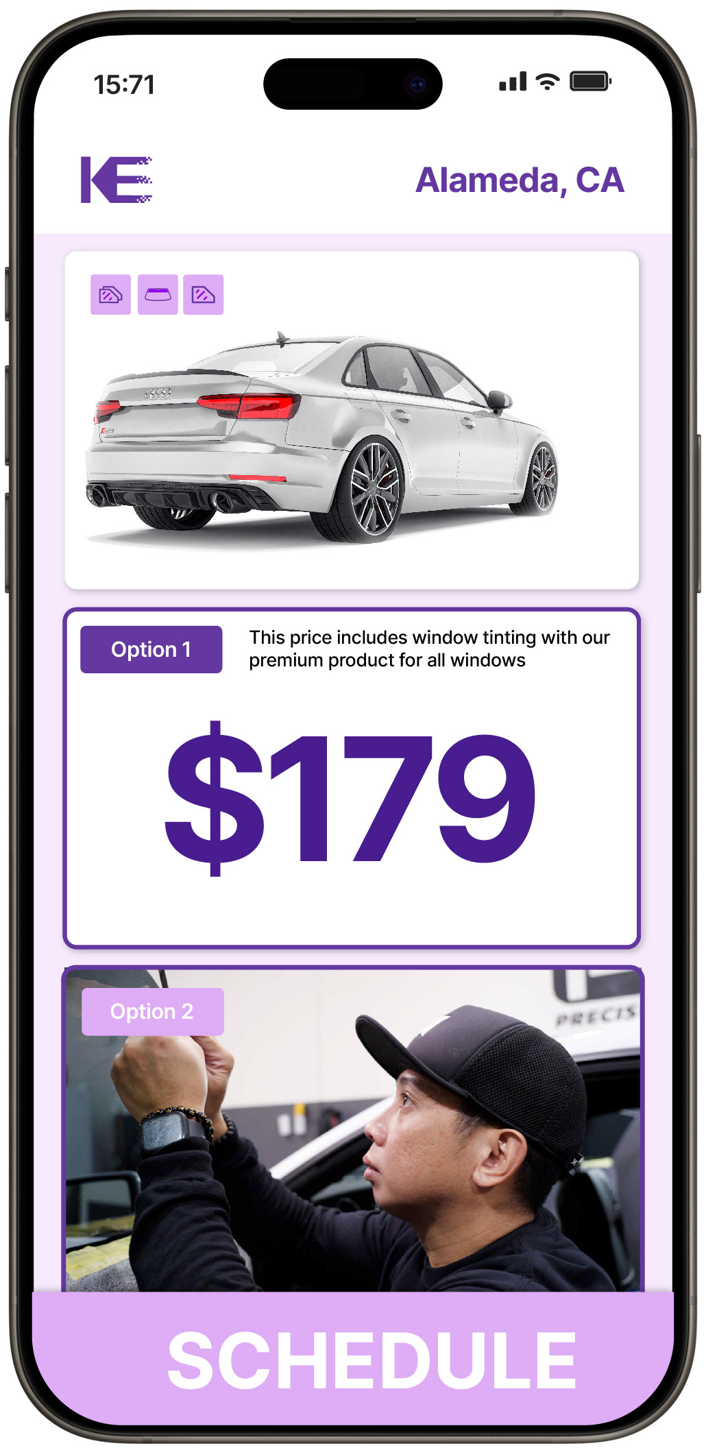View Affordable Car Window Tinting Prices in Alameda, California