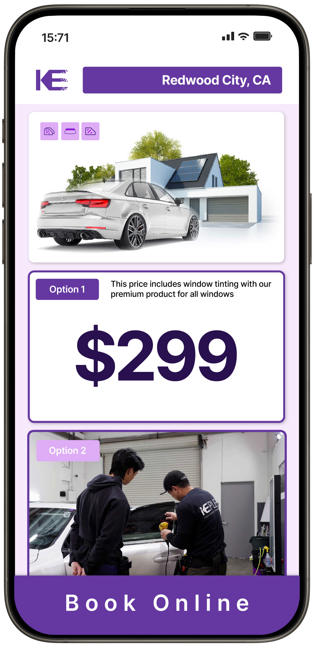 View Competitive Window Tinting Prices in Redwood City, California