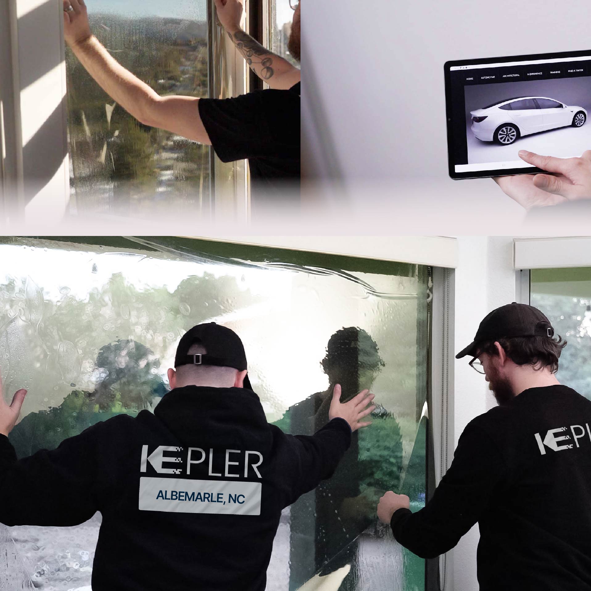 Kepler Specialist Performing Commercial Window Tinting in Albemarle Albemarle