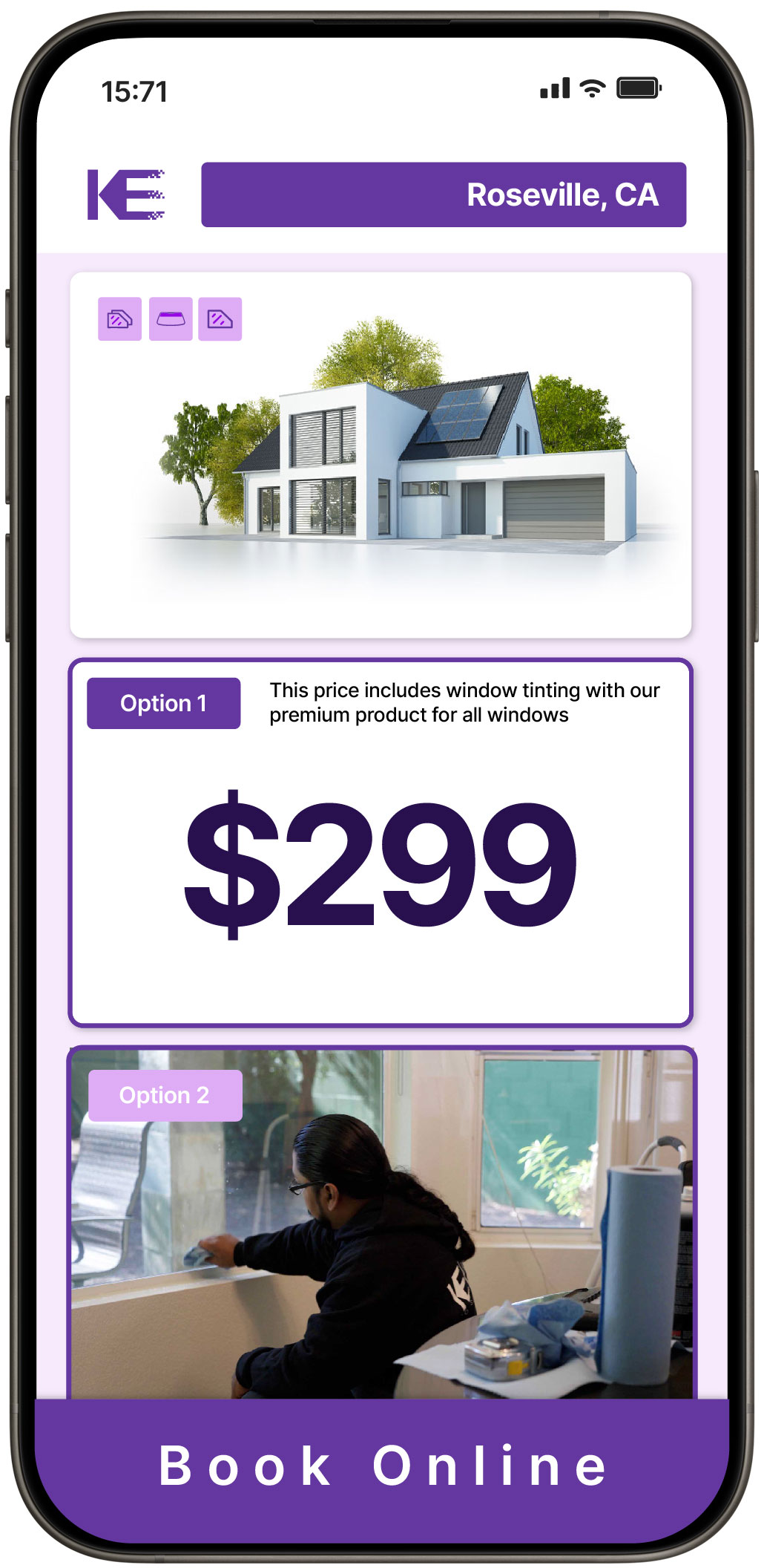 View Competitive Home Window Tinting Rates in Roseville, California