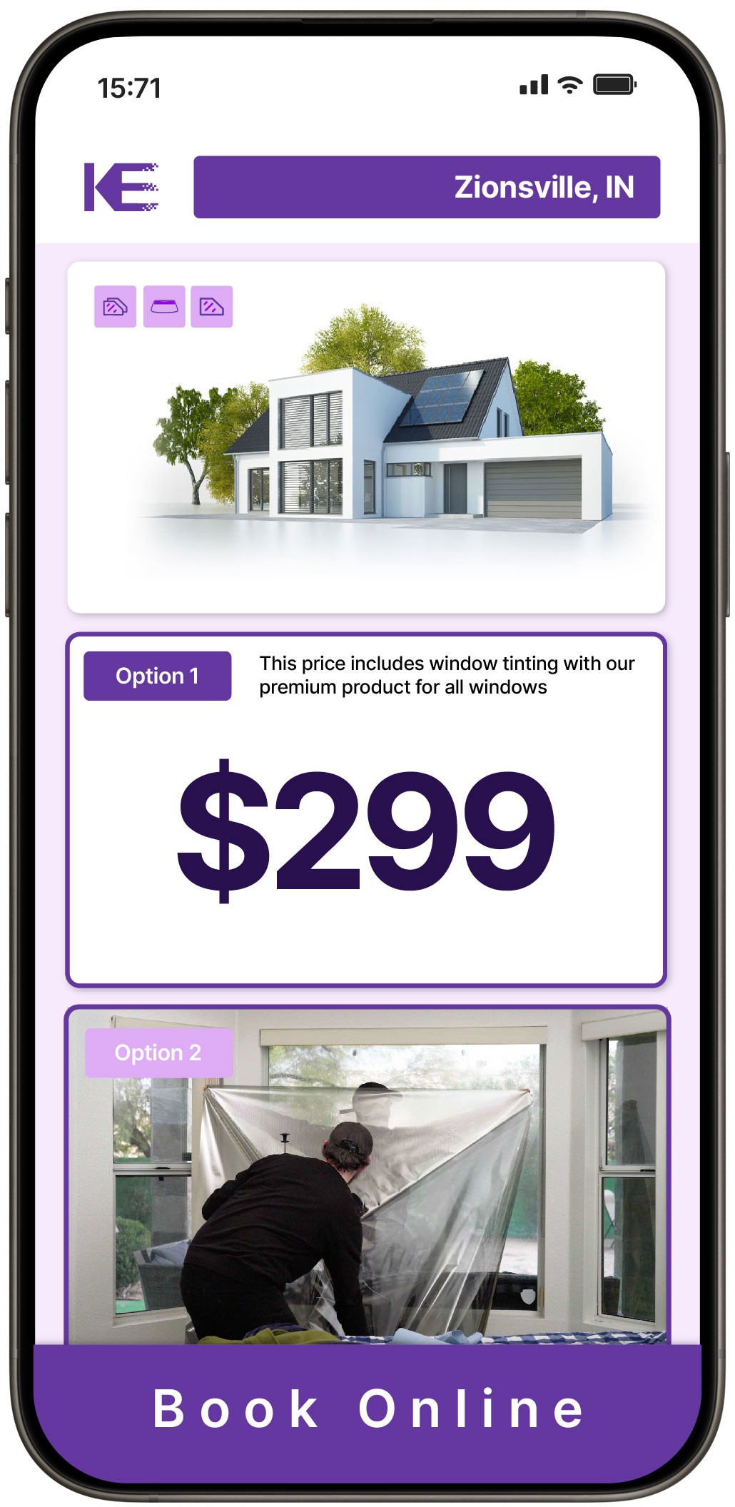 View Affordable Home Window Tinting Costs in Zionsville, Indiana