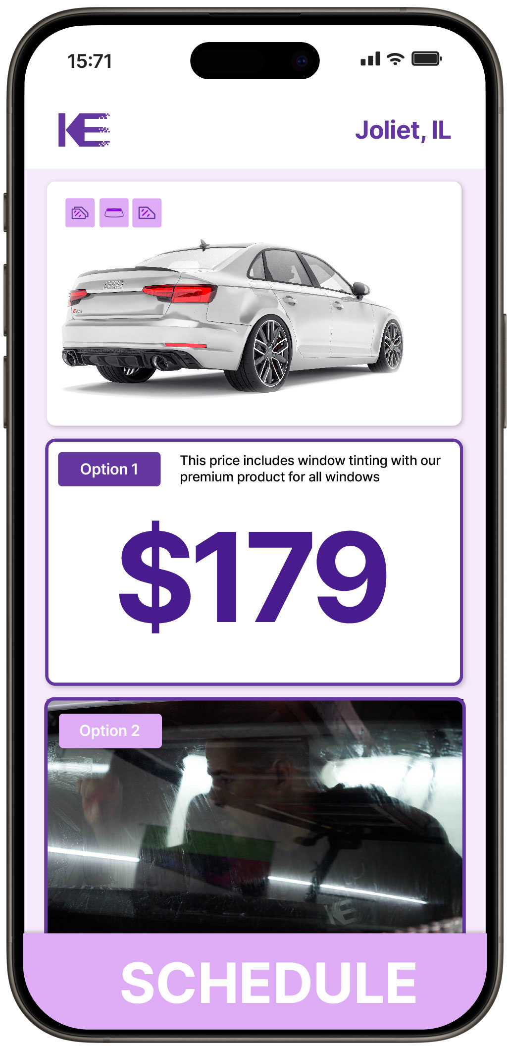 View Reasonable Car Window Tinting Rates in Joliet, Illinois