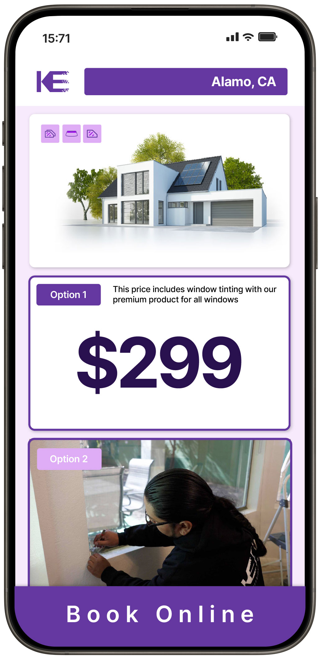 View Competitive Home Window Tinting Costs in Alamo, California