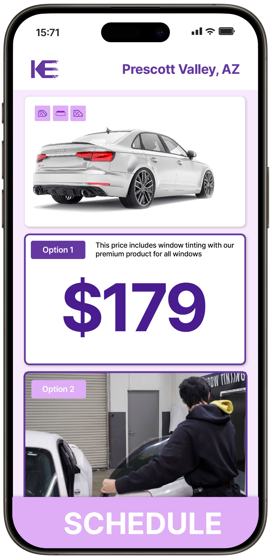 View Competitive Car Window Tinting Costs in Prescott Valley, Arizona