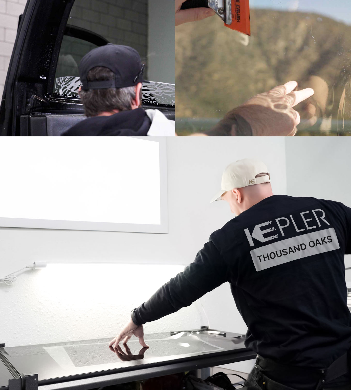 Window Tinting Specialist Cutting Film in Thousand Oaks, California