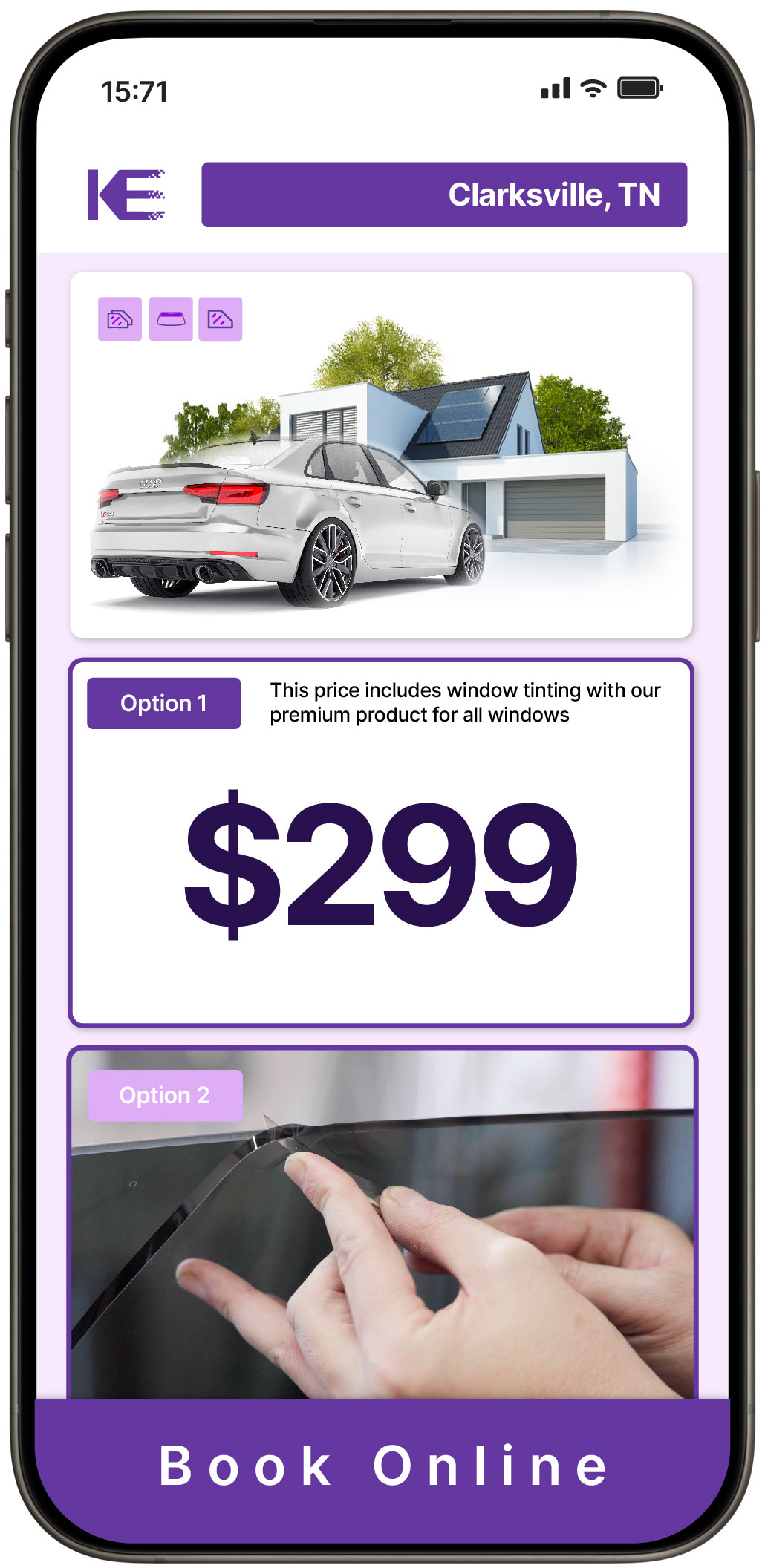 View Competitive Window Tinting Prices in Clarksville, Tennessee