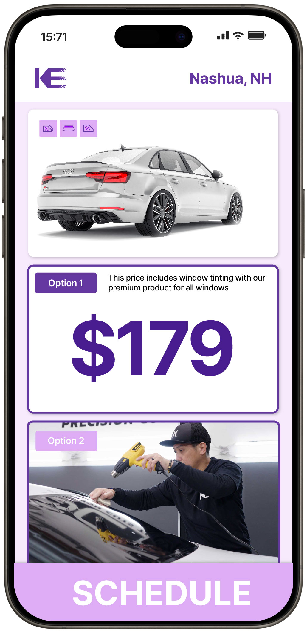 View Affordable Car Window Tinting Costs in Nashua, New Hampshire