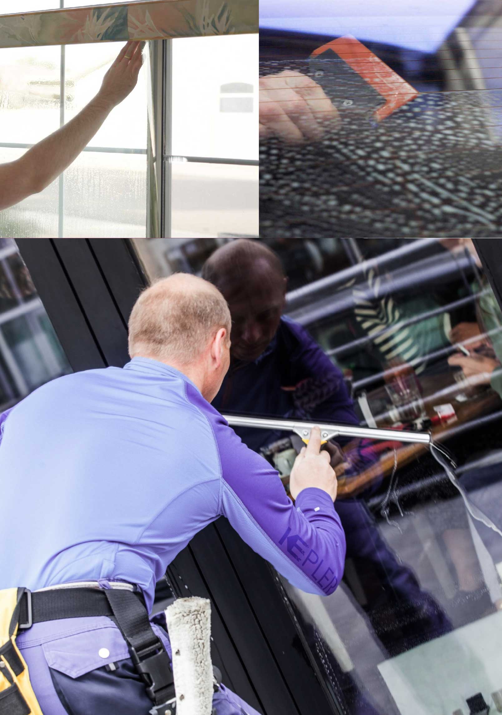 Kepler Expert Applying Anti-Graffiti Window Film to a Yukon Shop Front