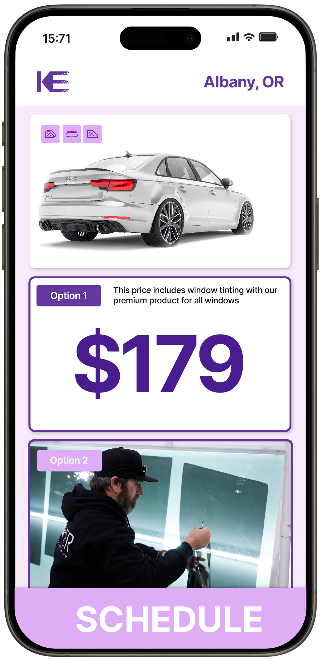 View Affordable Car Window Tinting Prices in Albany, Oregon