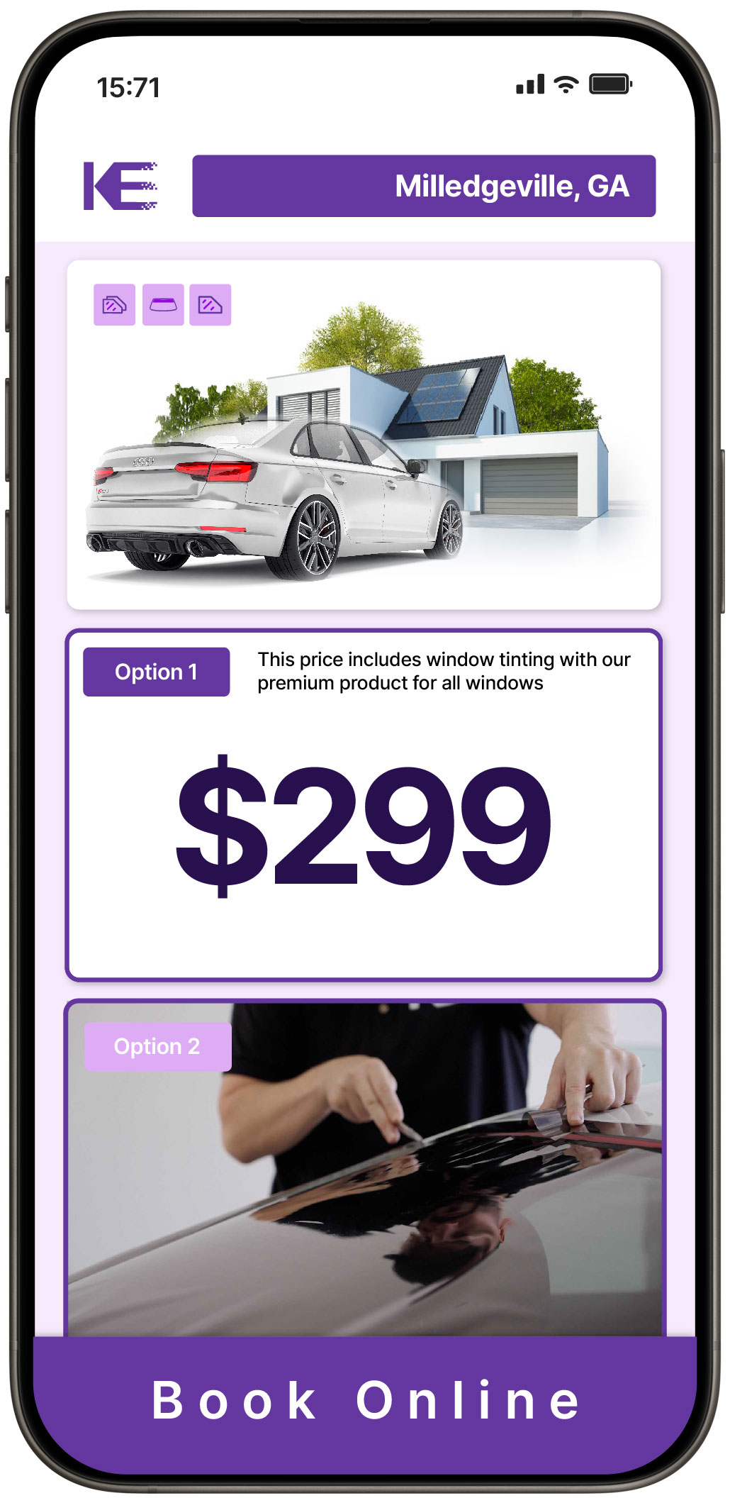View Competitive Window Tinting Prices in Milledgeville, Georgia