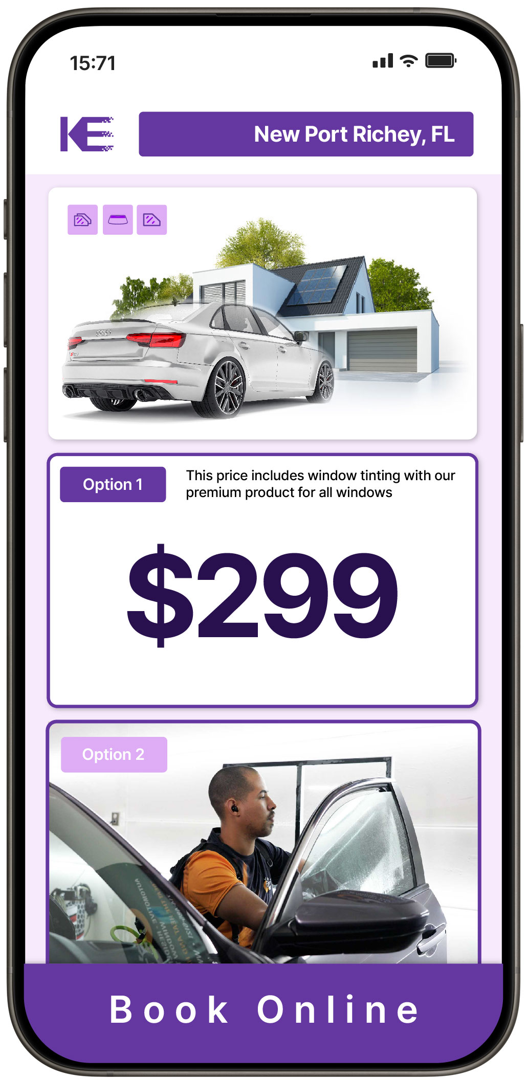 View Competitive Window Tinting Prices in New Port Richey, Florida