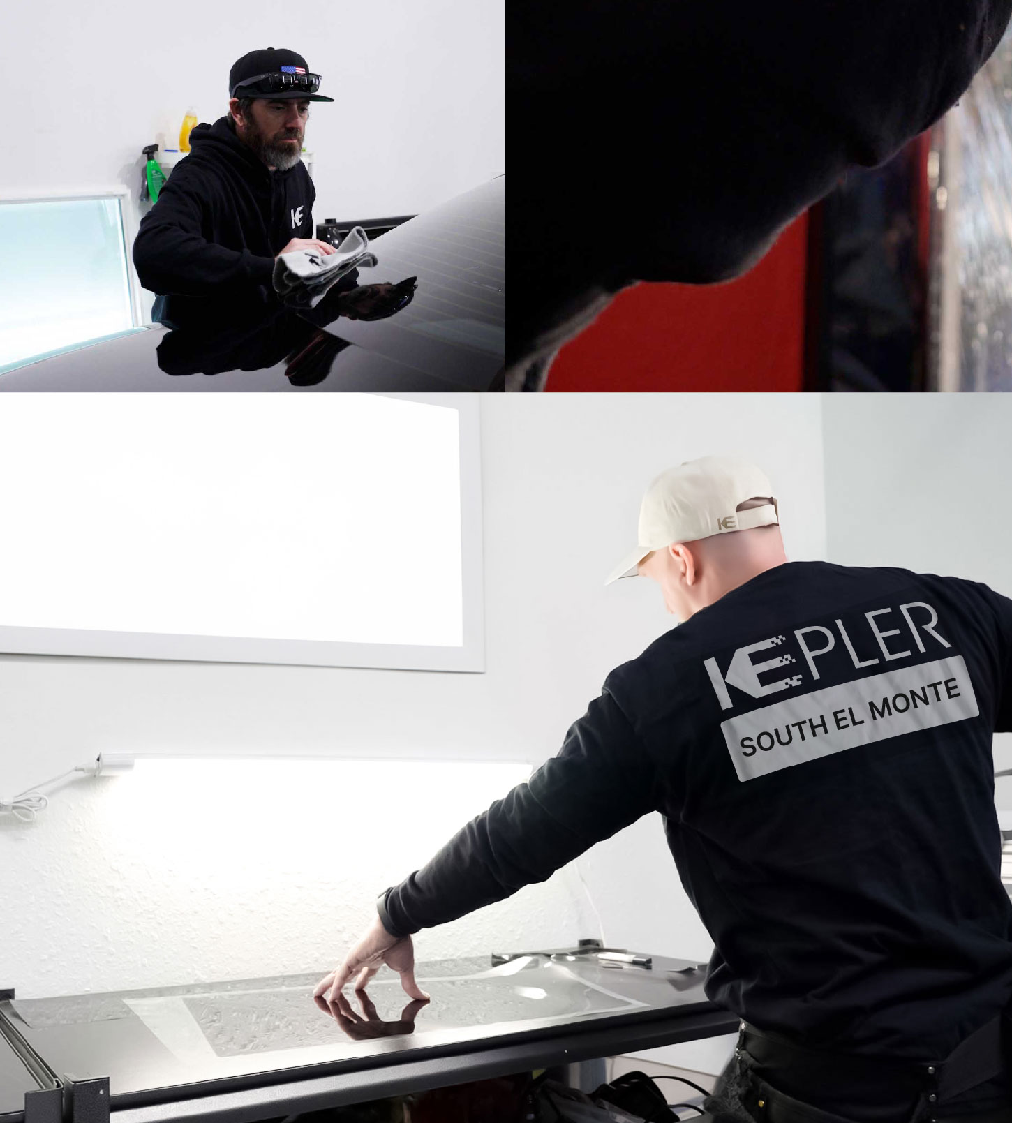 Window Tinting Specialist Cutting Film in South El Monte, California