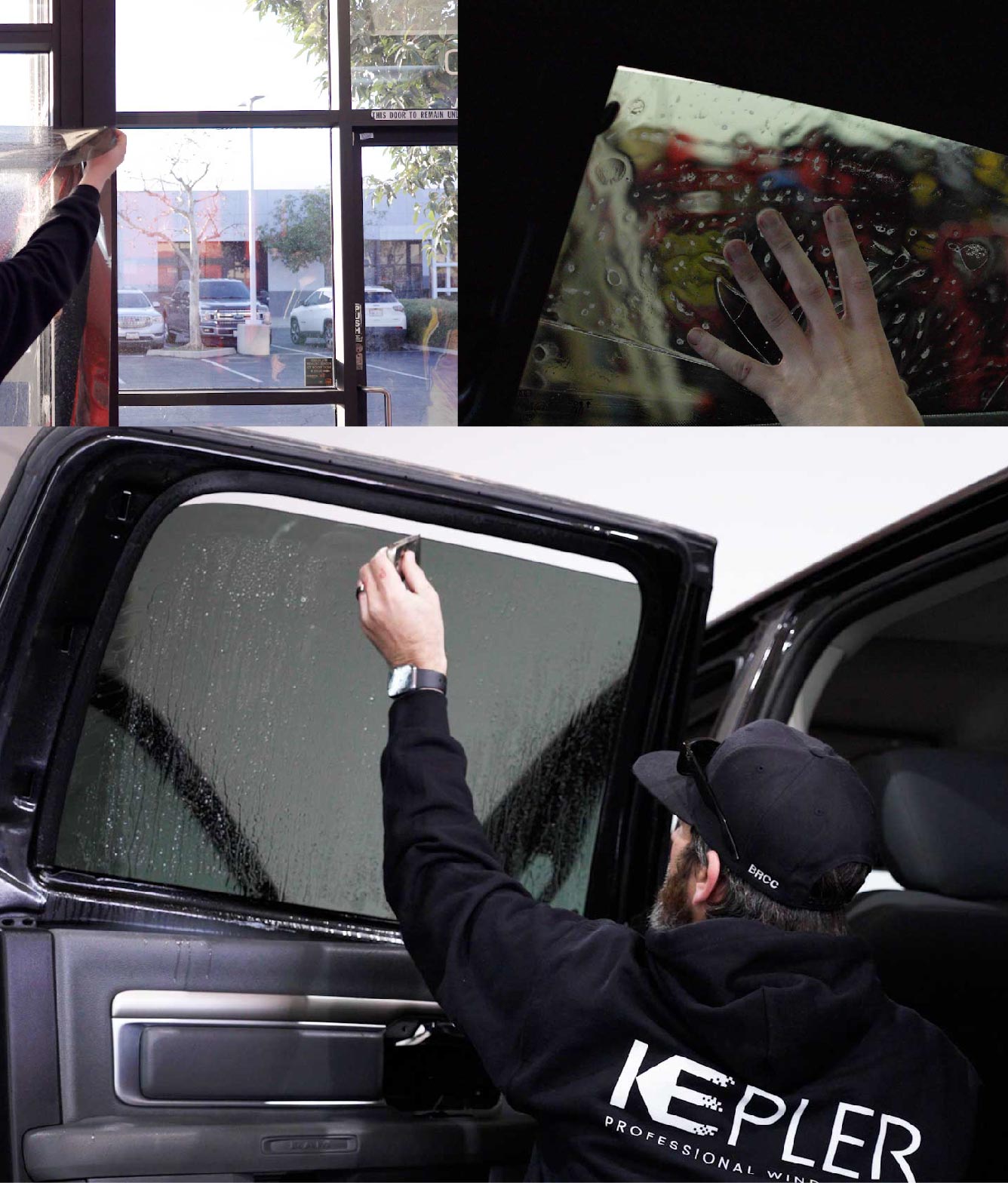 Kepler Window Tinting Specialists at Work in Middletown, Rhode Island