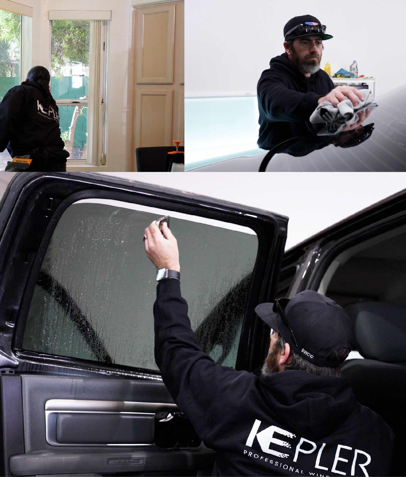 Kepler Window Tinting Specialists at Work in Hawthorne, California