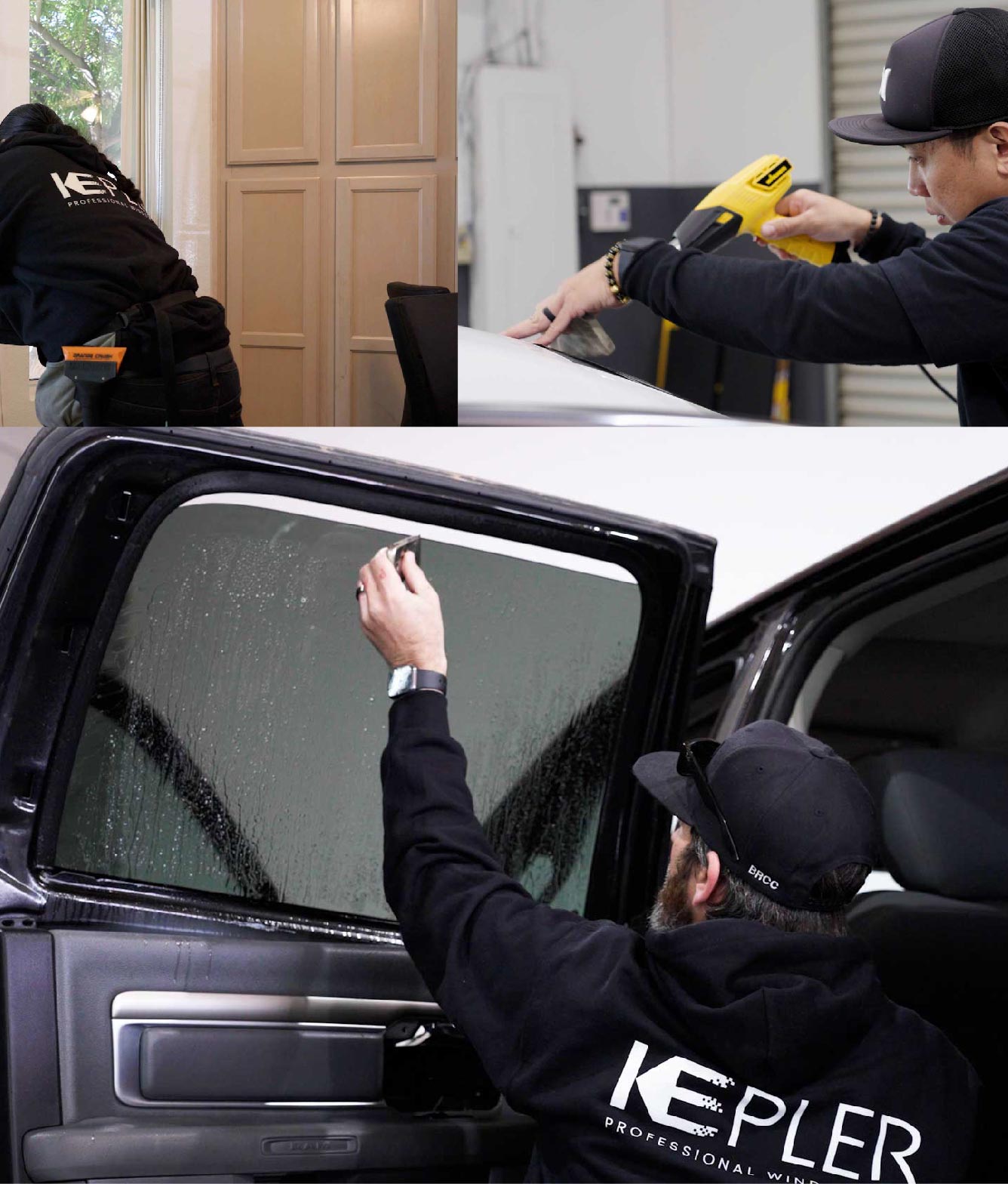 Kepler Window Tinting Specialists at Work in Weymouth, Massachusetts