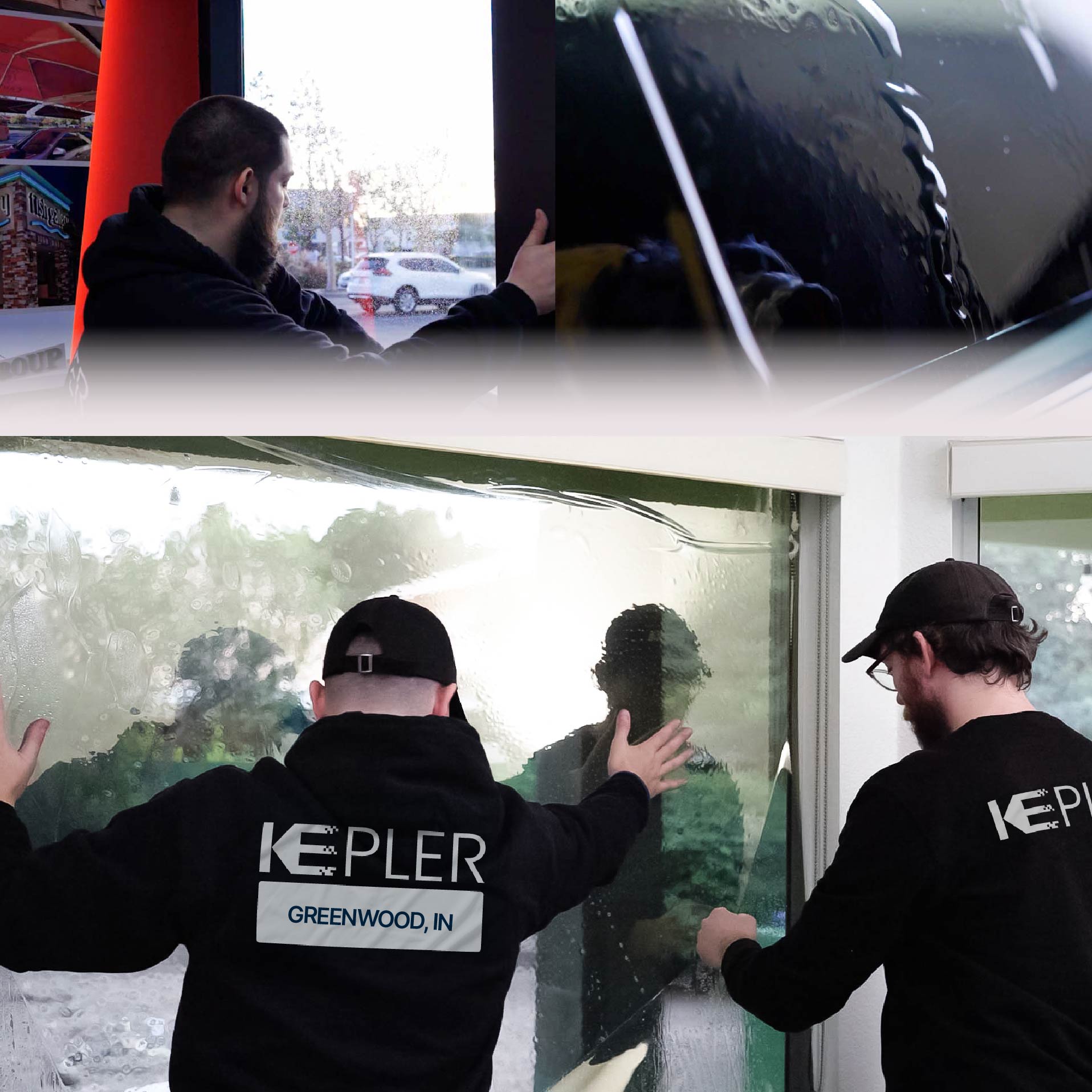 Kepler Specialist Performing Commercial Window Tinting in Greenwood Greenwood